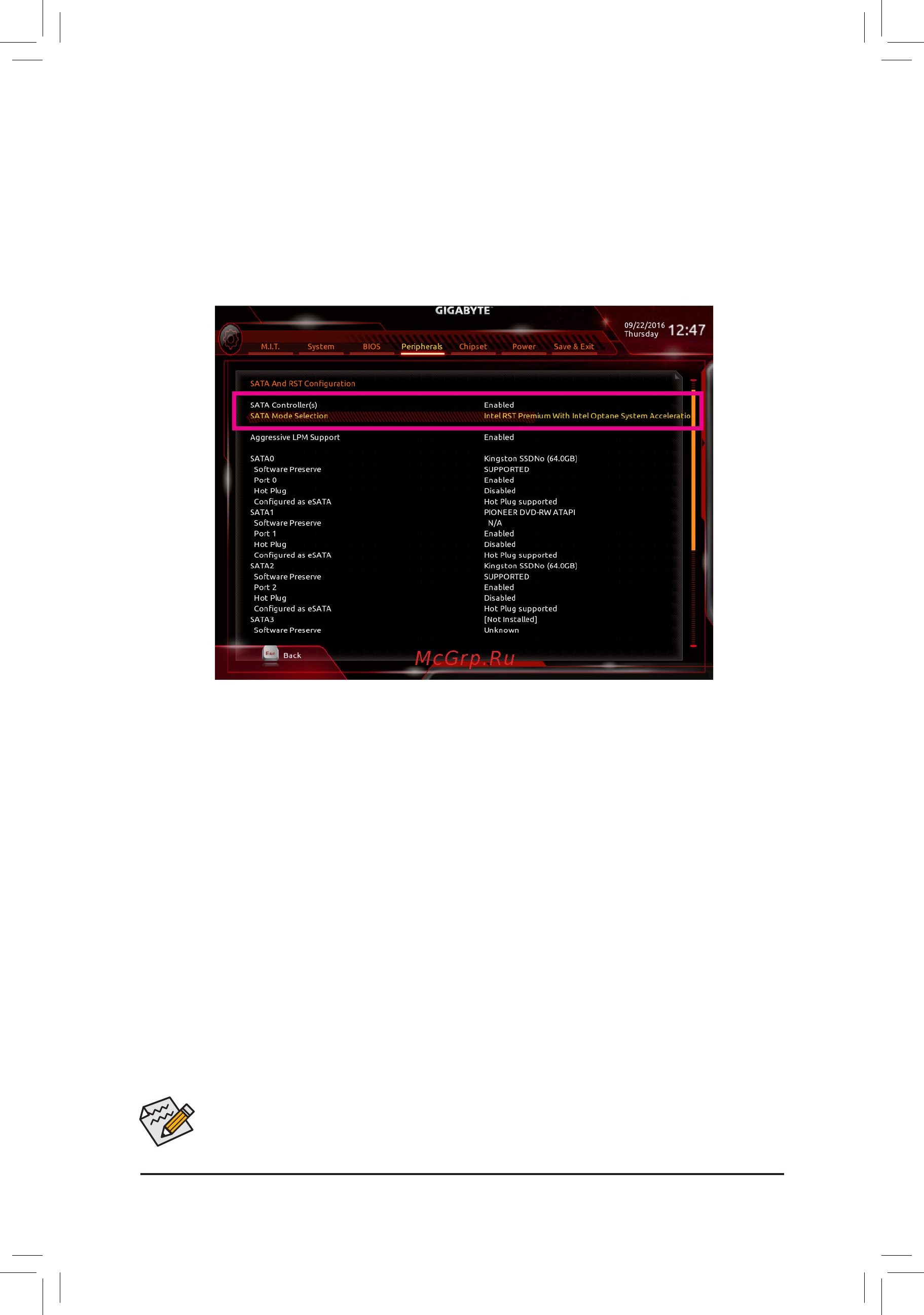 Gigabyte GA-Z270X-Gaming 7 [68/136] B configuringsatacontrollermodeinbiossetup