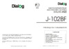 Dialog J-102BF Руководство пользователя