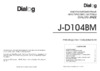 Dialog J-D104BM Руководство пользователя