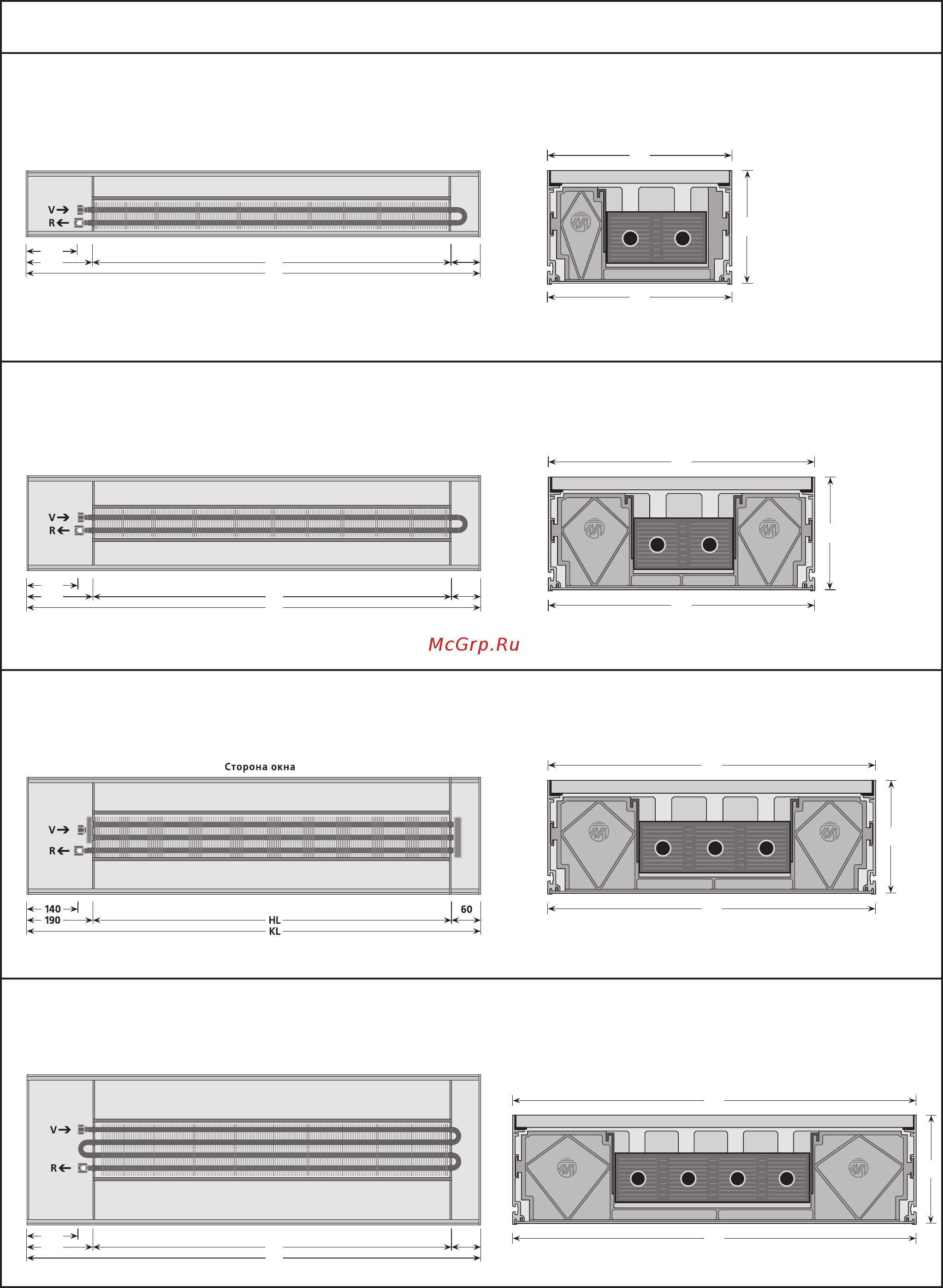 Moehlenhoff WSK 180-140-4500 [17/52] Wsk 10 110 l в 410 мм н 110 мм нагревательный элемент четырёхтрубный