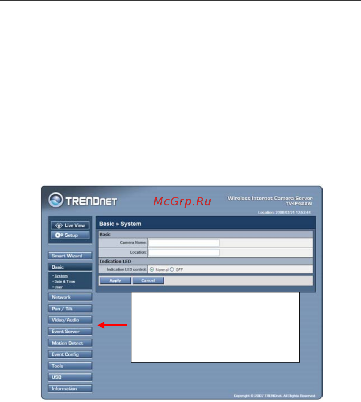 Trendnet TV-IP422W [25/111] Chapter 4