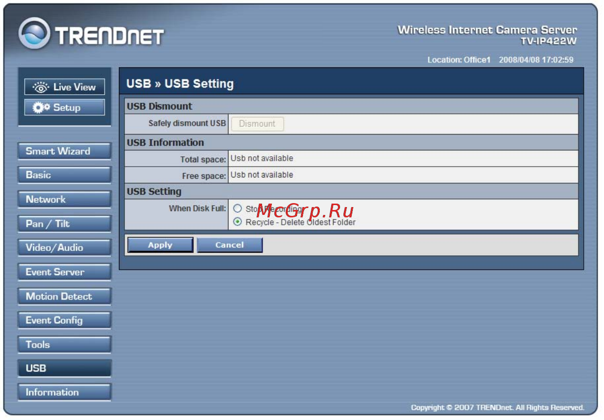 Trendnet TV-IP422W Инструкция по эксплуатации онлайн [61/111] 214896