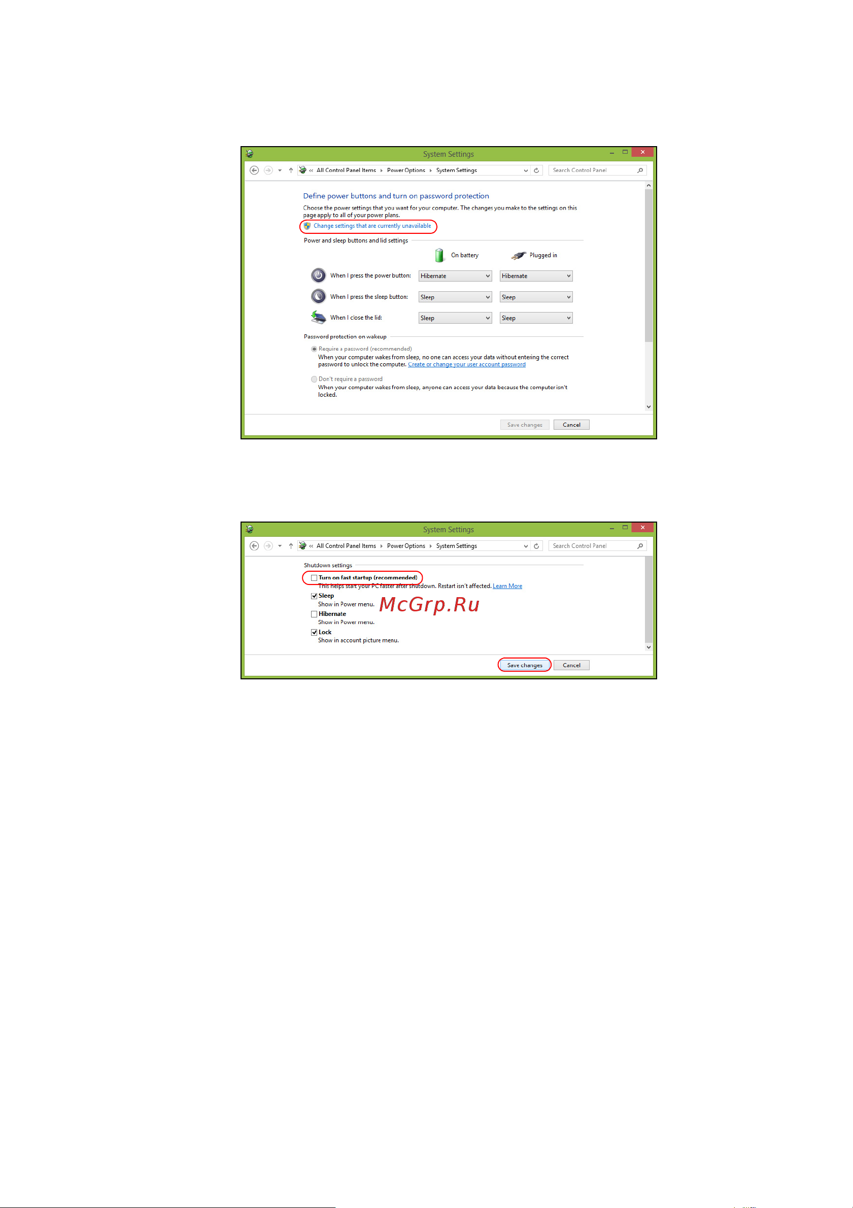 Acer ASPIRE Z24-880 DQ.B8TER.016 Инструкция по эксплуатации онлайн [19/55] 649452