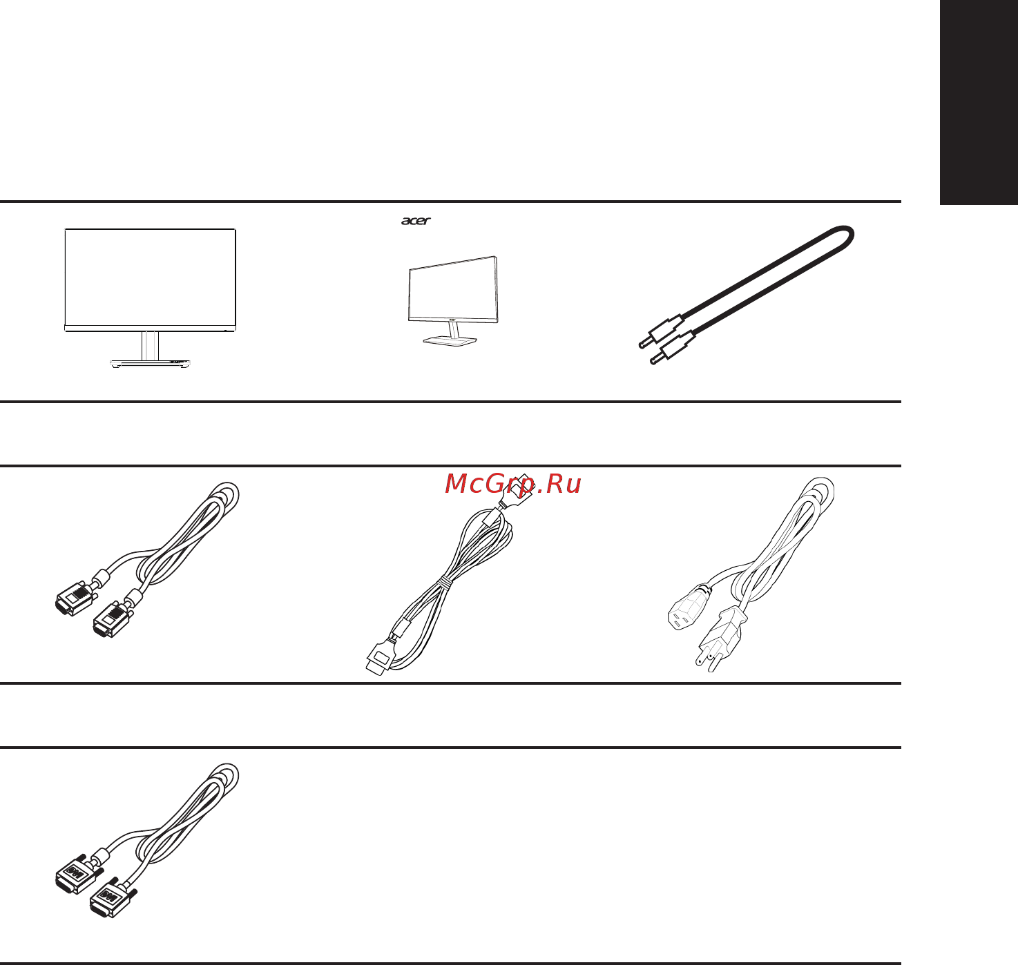 Acer ET271bi [12/25] Pусский