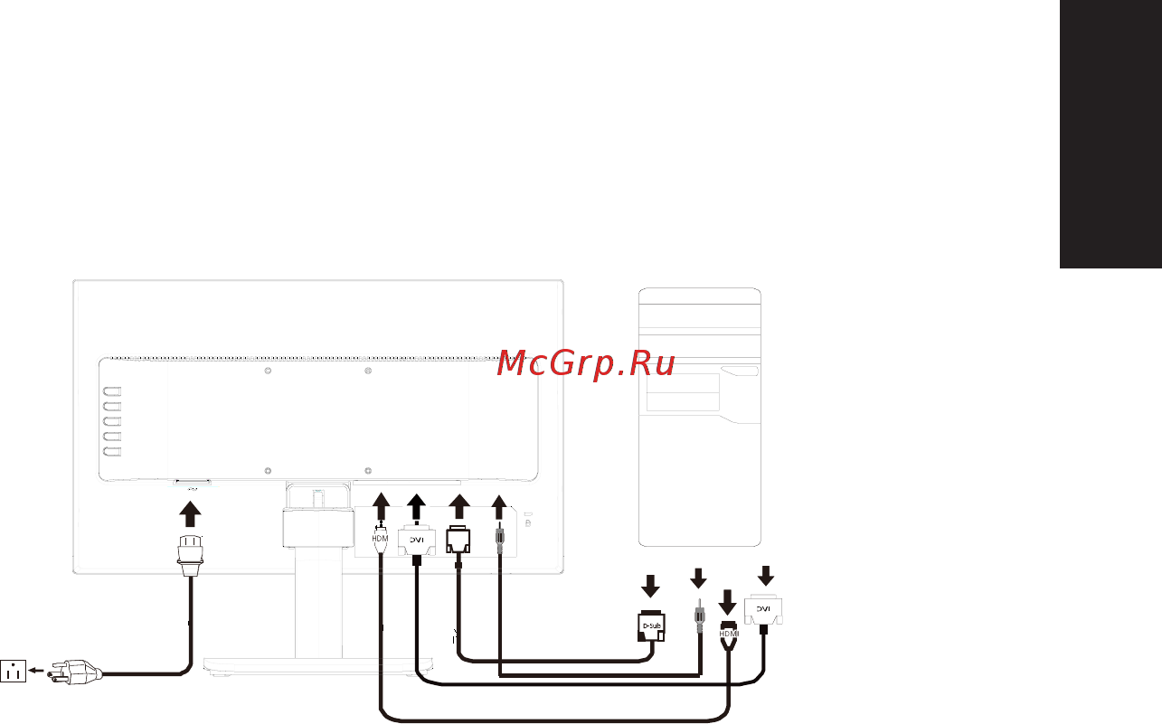 Acer ET241Ybi [18/25] Установка