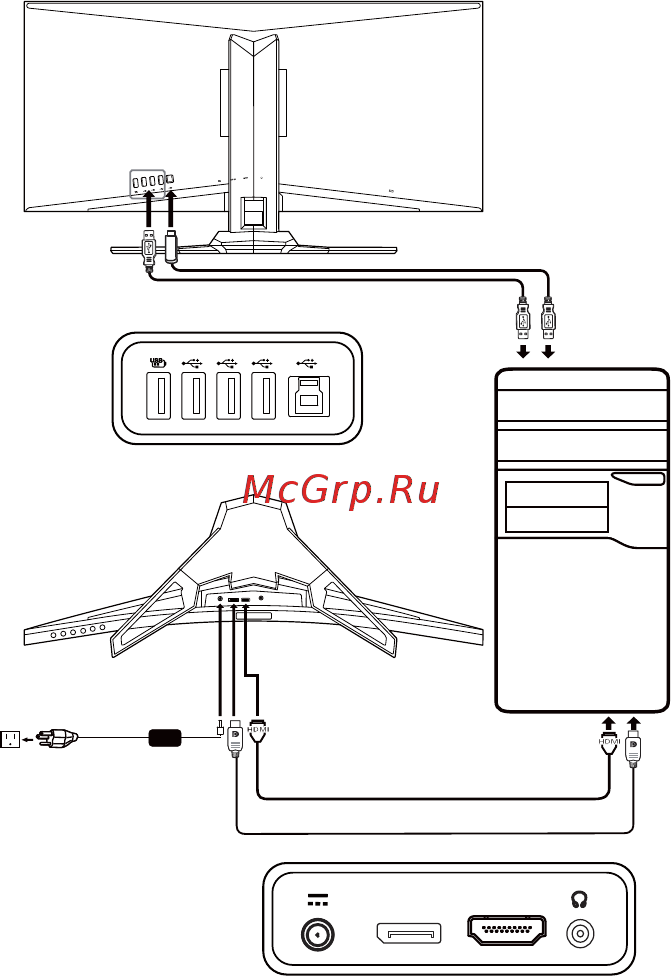 Acer Predator Z35P Инструкция по эксплуатации онлайн [20/36] 215185