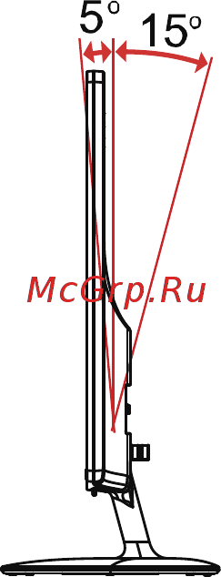 Acer GF276bmipx [13/34] Регулировка положения экрана