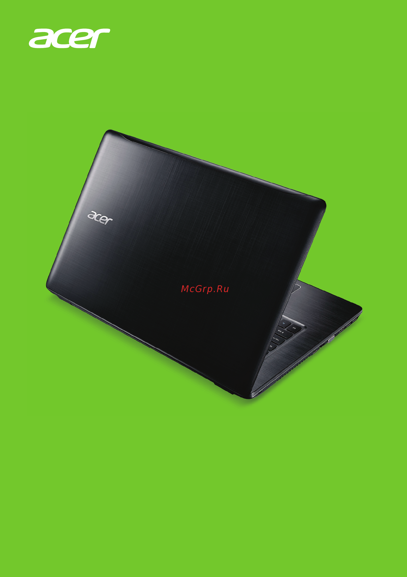 Acer Aspire F5-771G-596H, NX.GENER.018 Инструкция по эксплуатации онлайн