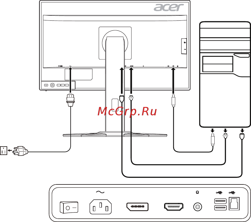 Acer Predator XB252Qbmiprz [21/36] Установка