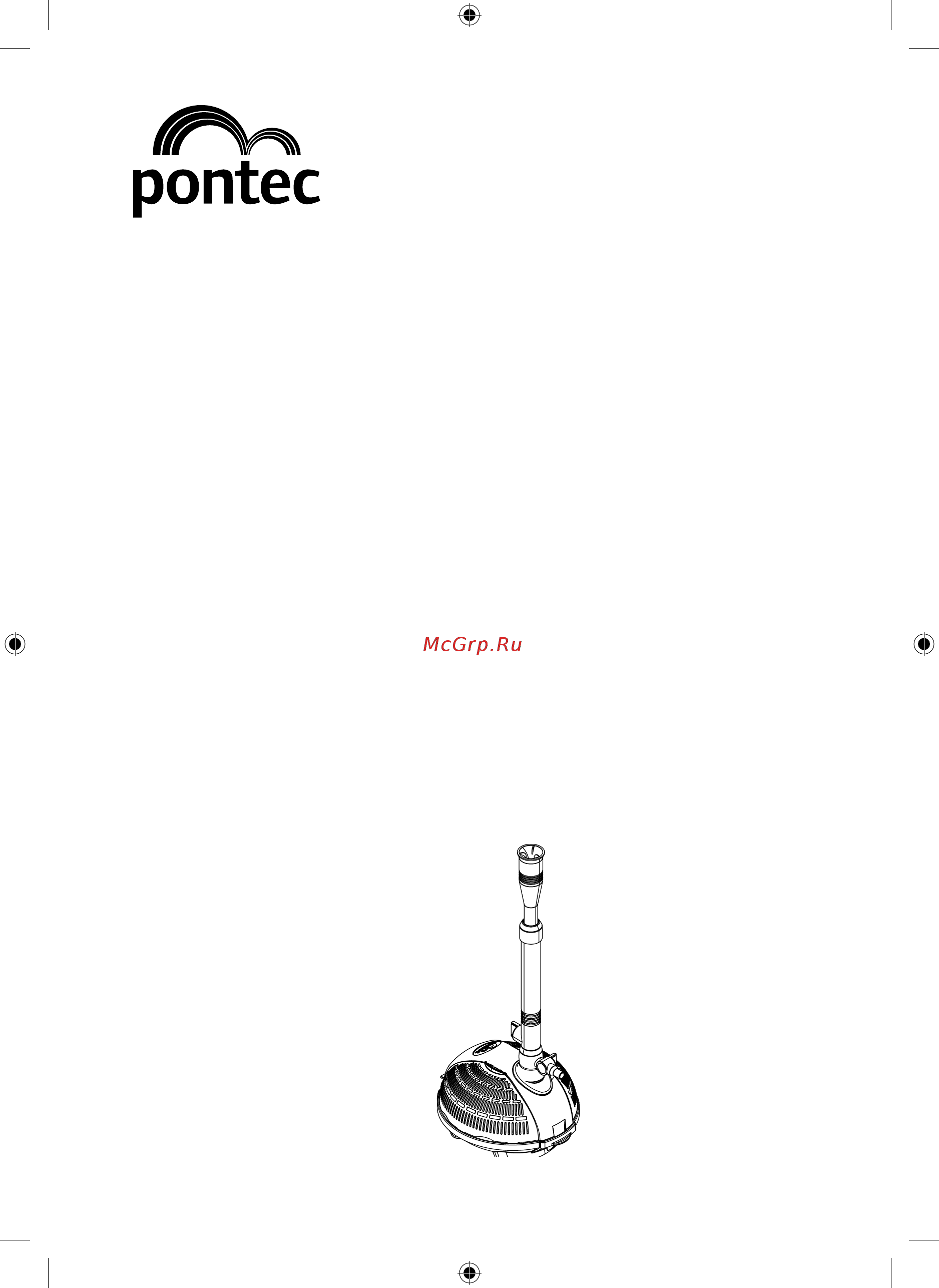 Pontec PondoVario 1000 Инструкция по эксплуатации онлайн
