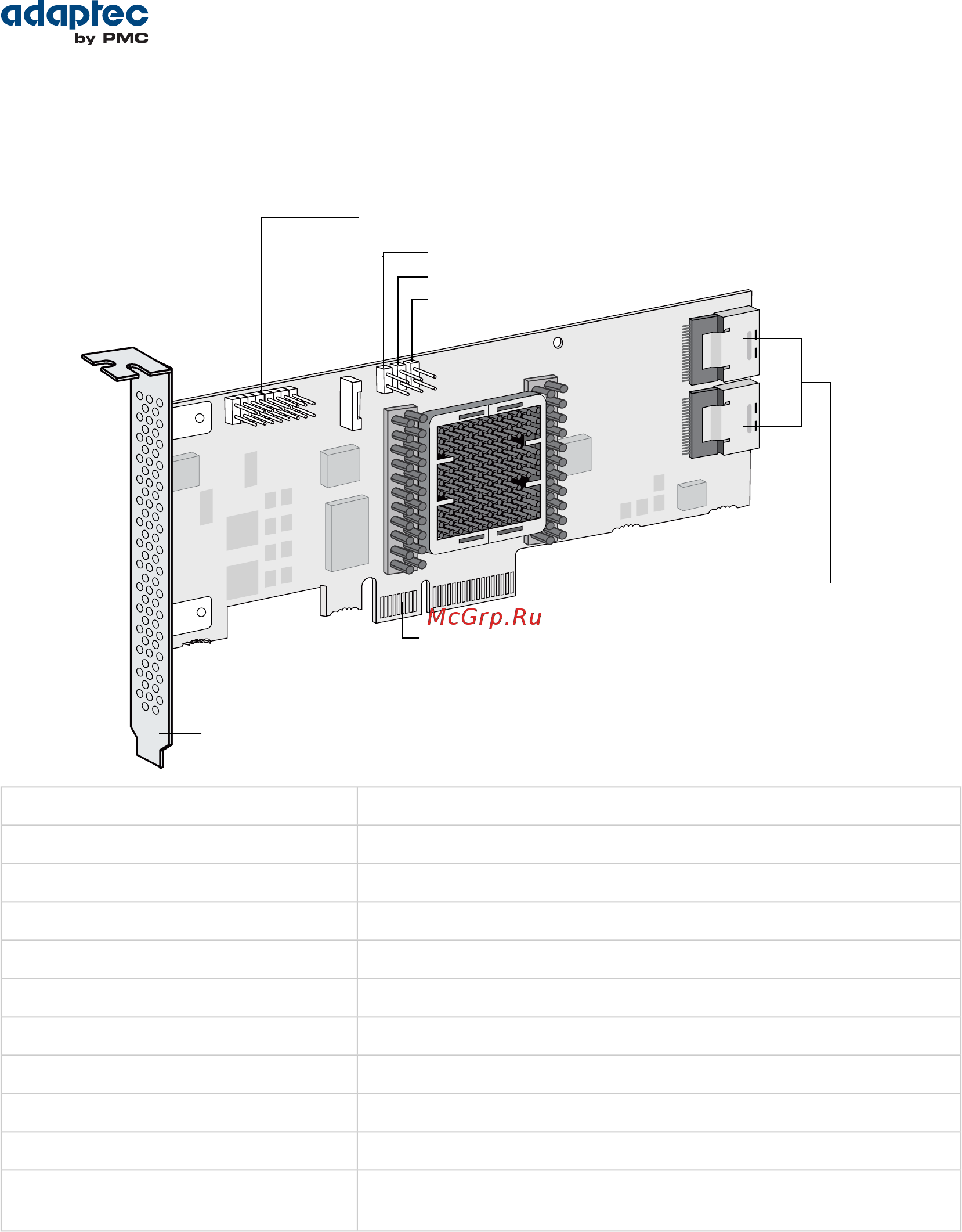 Adaptec ASR-8405 SGL [23/117] About the adaptec raid 6805e 6805e r5