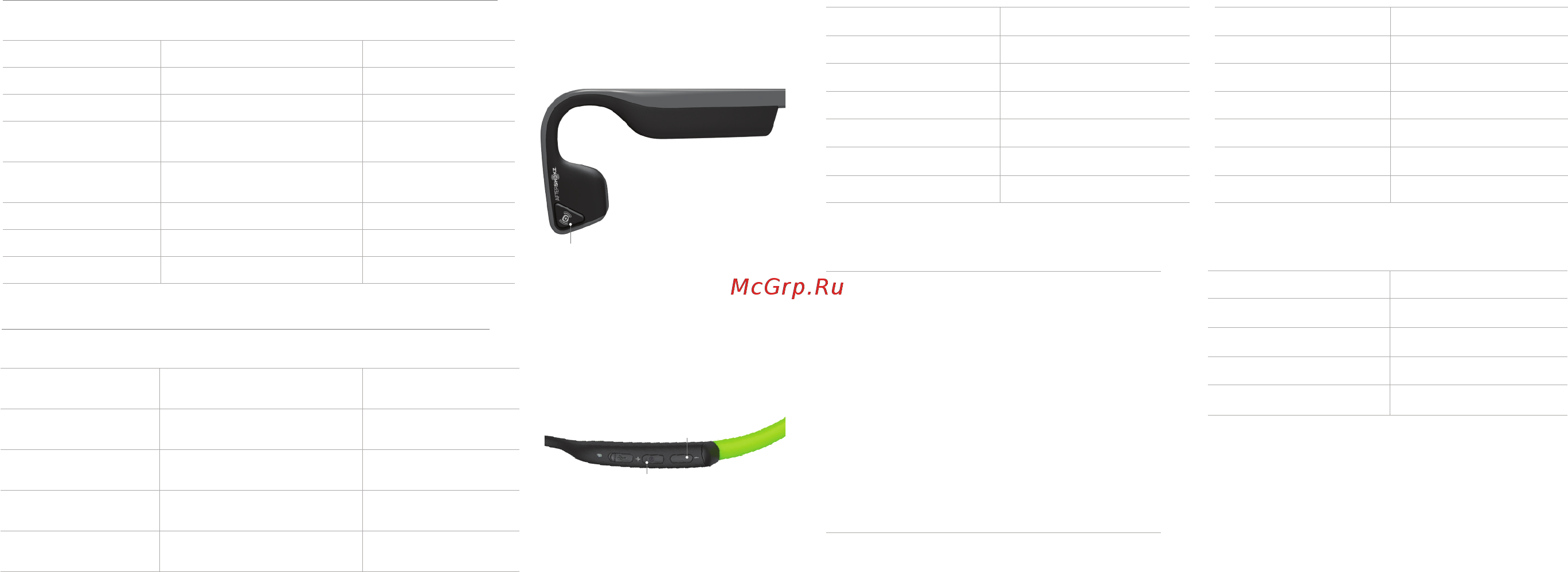 Aftershokz trekz titanium, черно-голубые, as600ob [3/5] How to reset your headphones