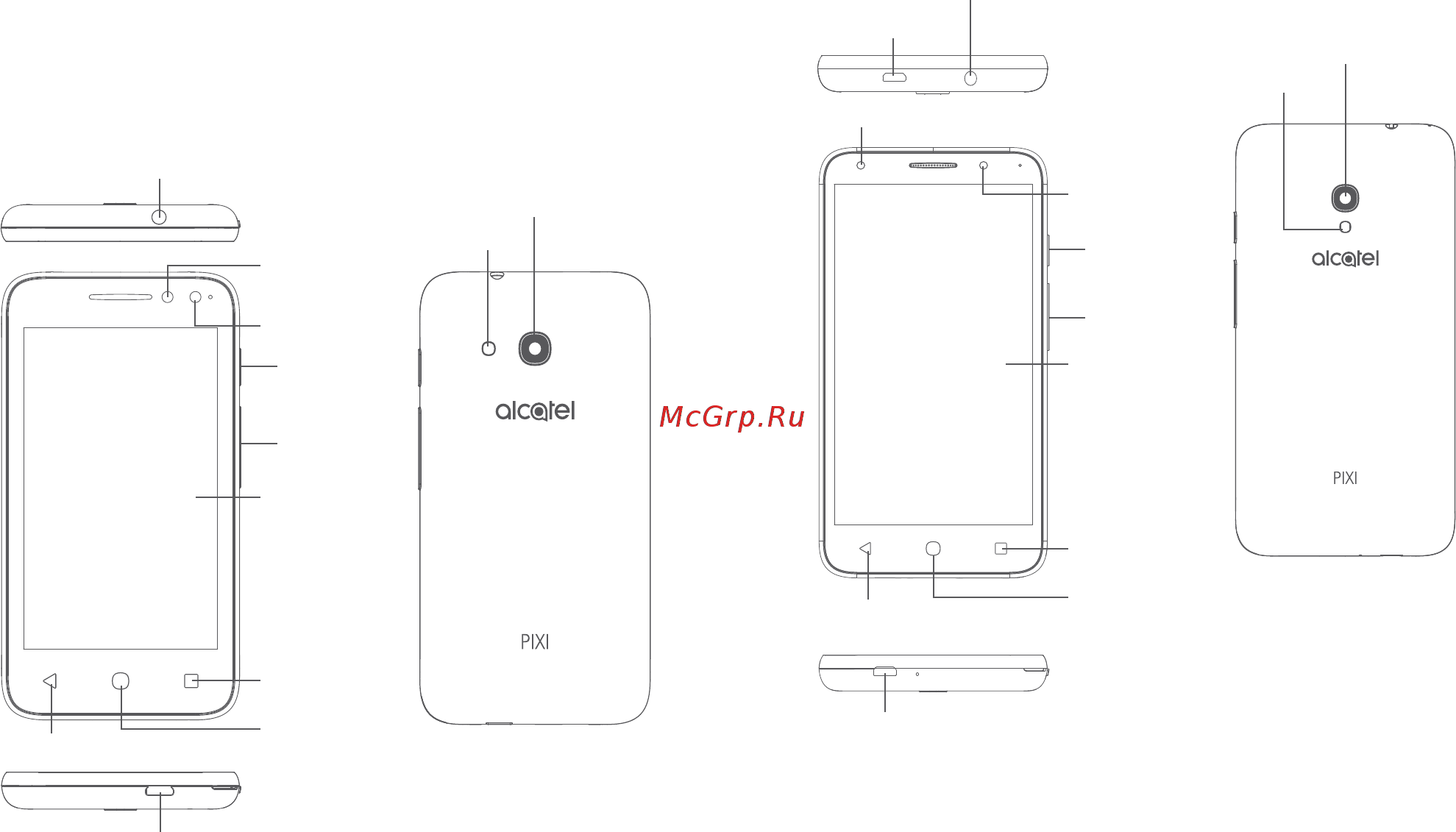 Alcatel PIXI 4034D Volcano Black [11/62] Ваш телефон