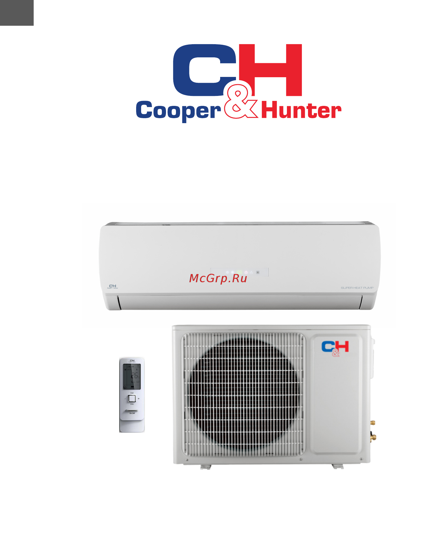 Cooper&Hunter CH-S18FTXTB2S-W Руководство по эксплуатации онлайн