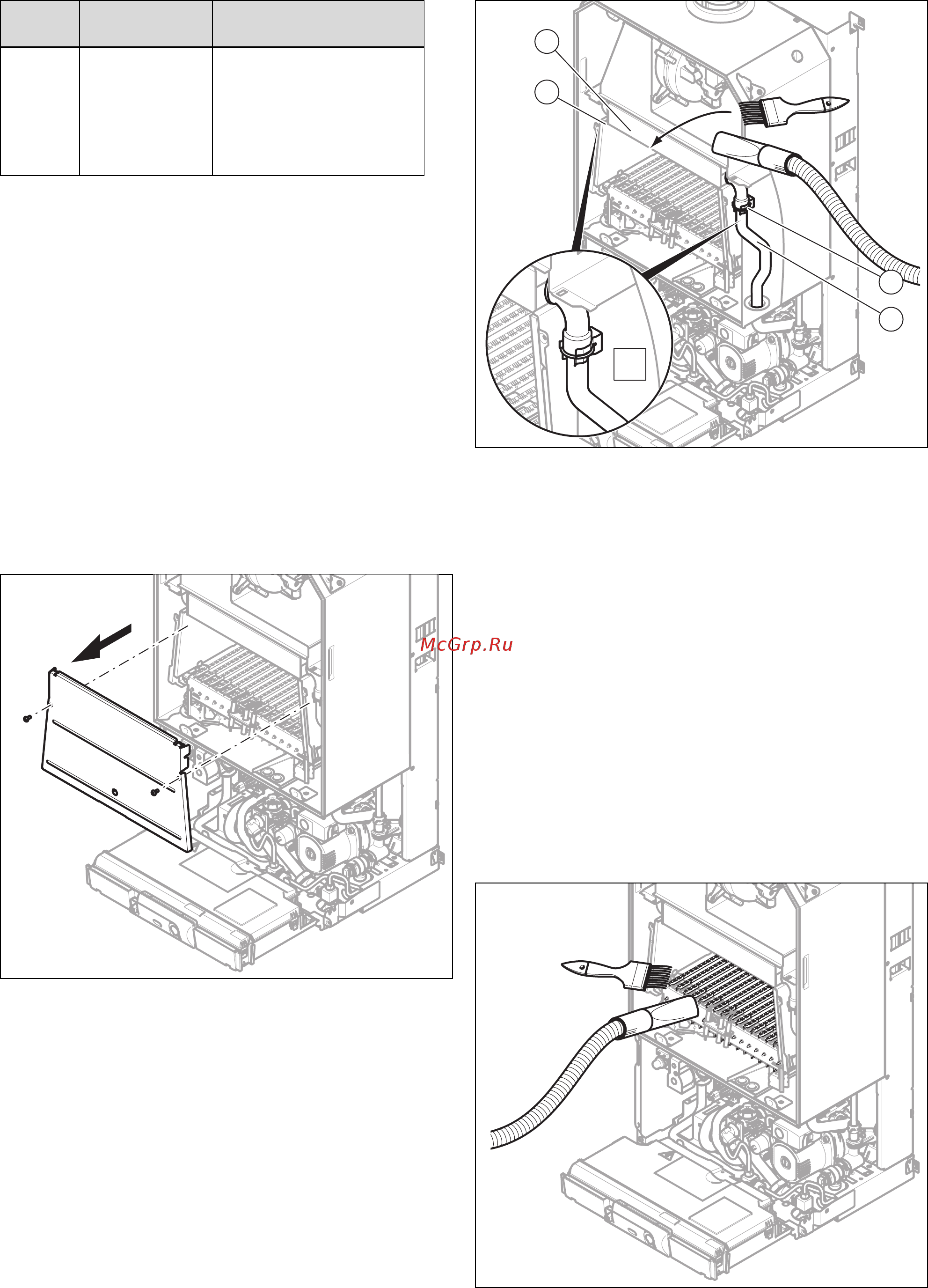 Vaillant TurboTEC plus VUW 242/5-5 (H-RU/VE) [27/52] Очистка теплообменника