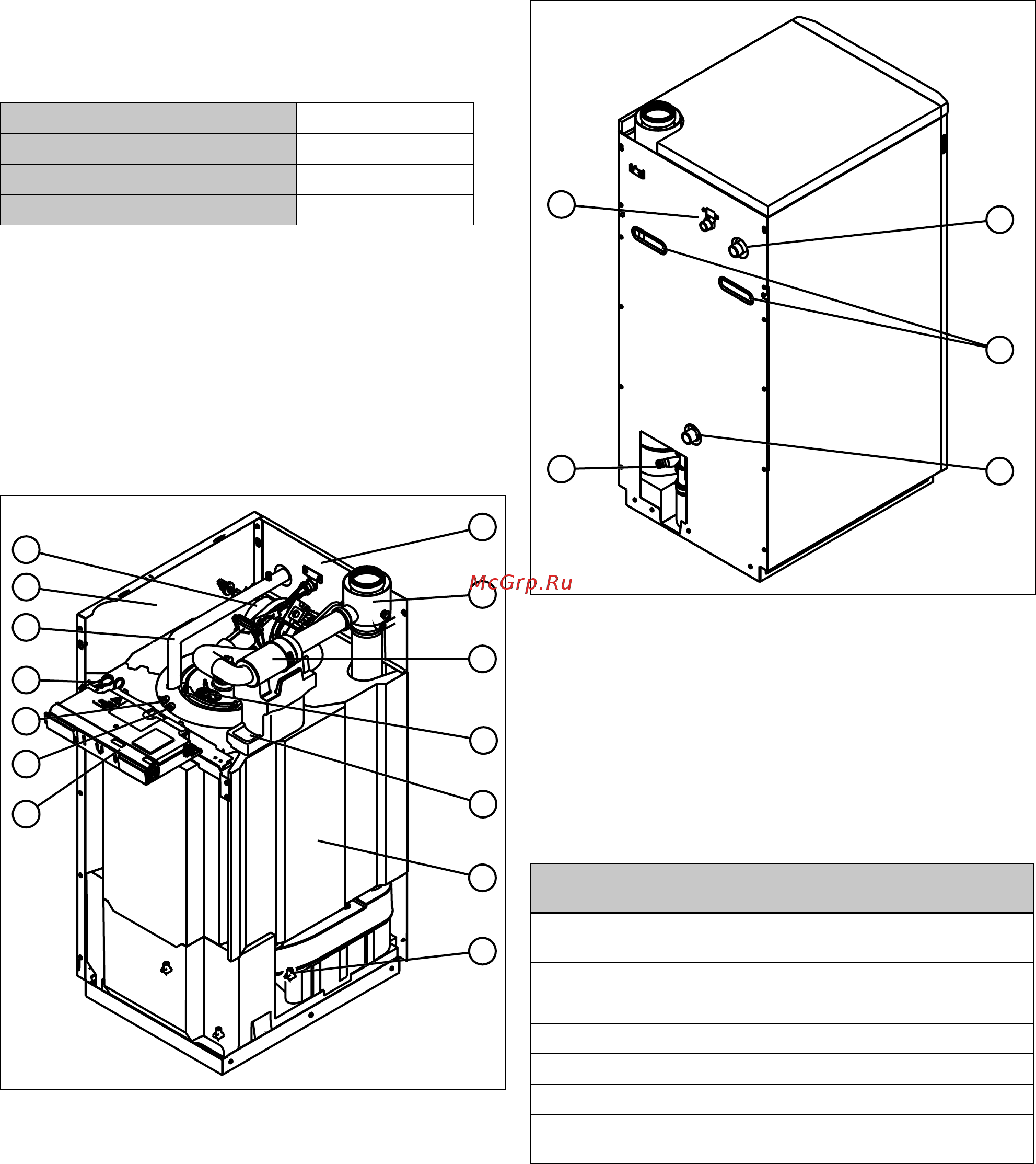 Vaillant ecoVIT PRO VKK 186/5 [8/44] Элементы подключения на задней стороне