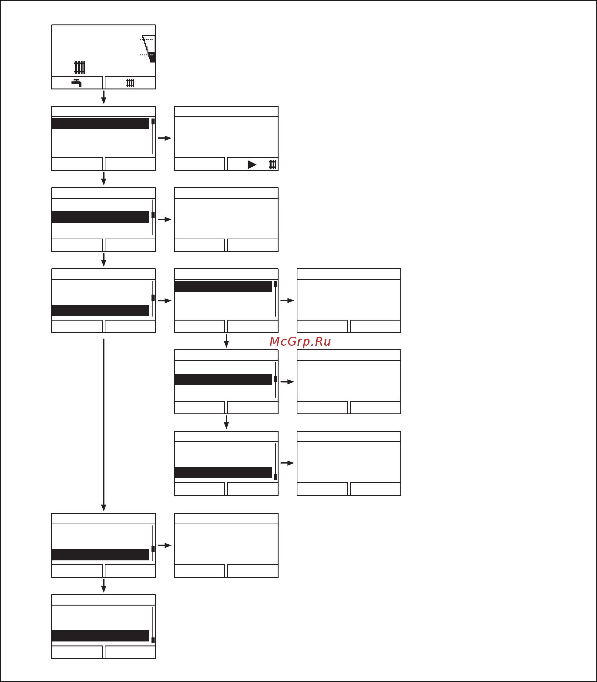 Vaillant VU INT IV 386/5-5 [17/20] A обзор структуры меню