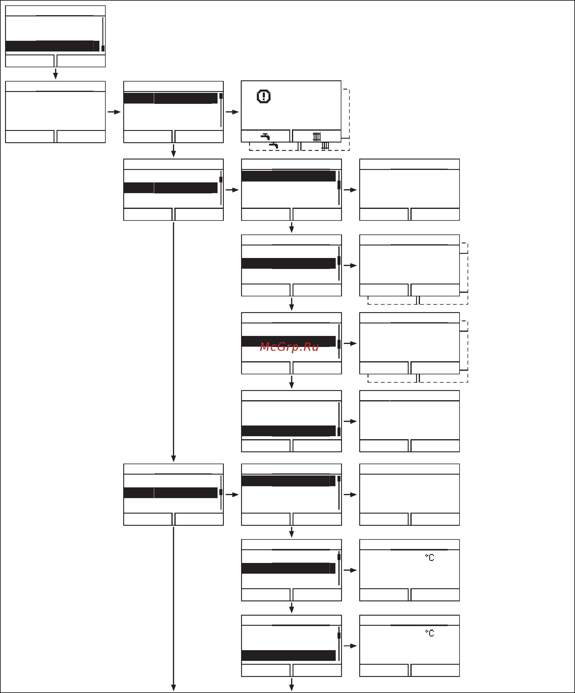 Vaillant VUW INT IV 236/5-3 [40/64] A структура меню уровня специалиста обзор