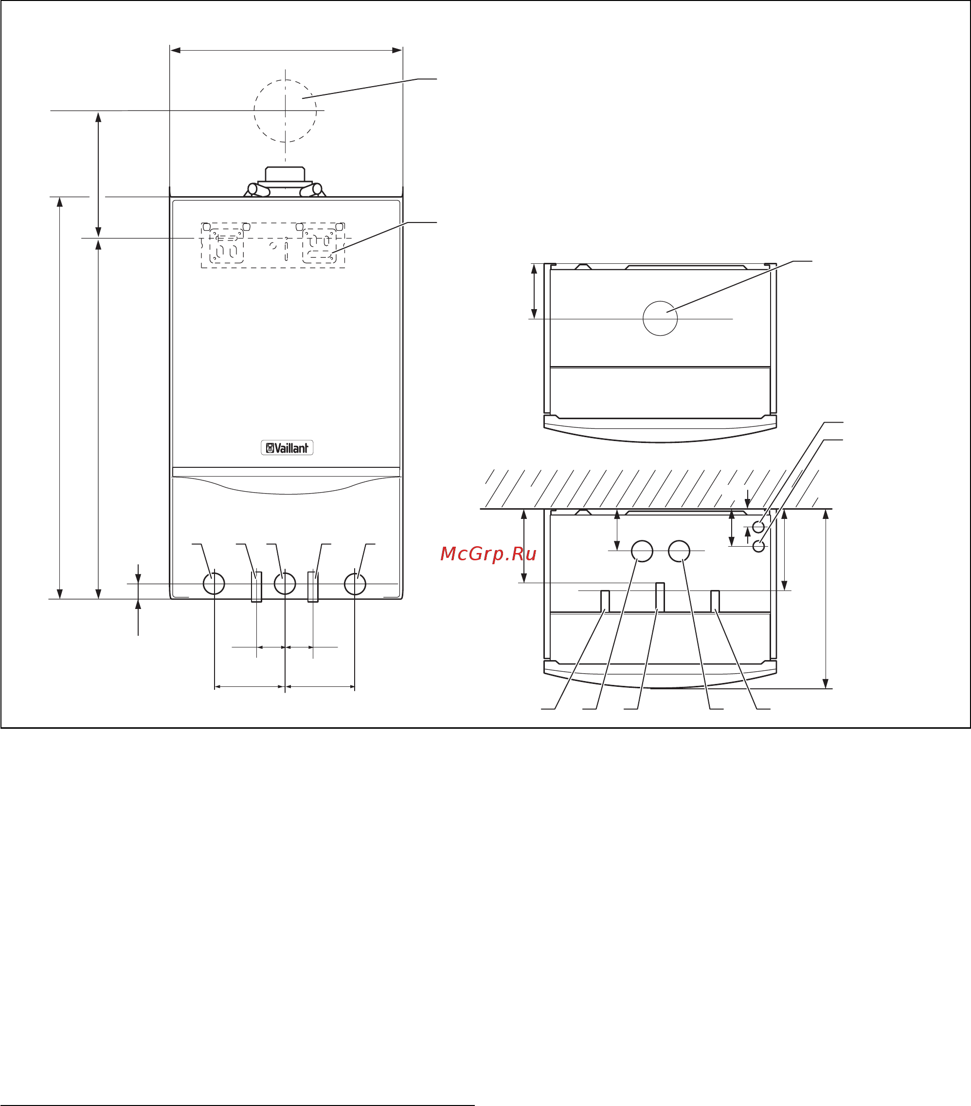 Vaillant VU OE 1006/5-5 [9/52] Монтаж 4