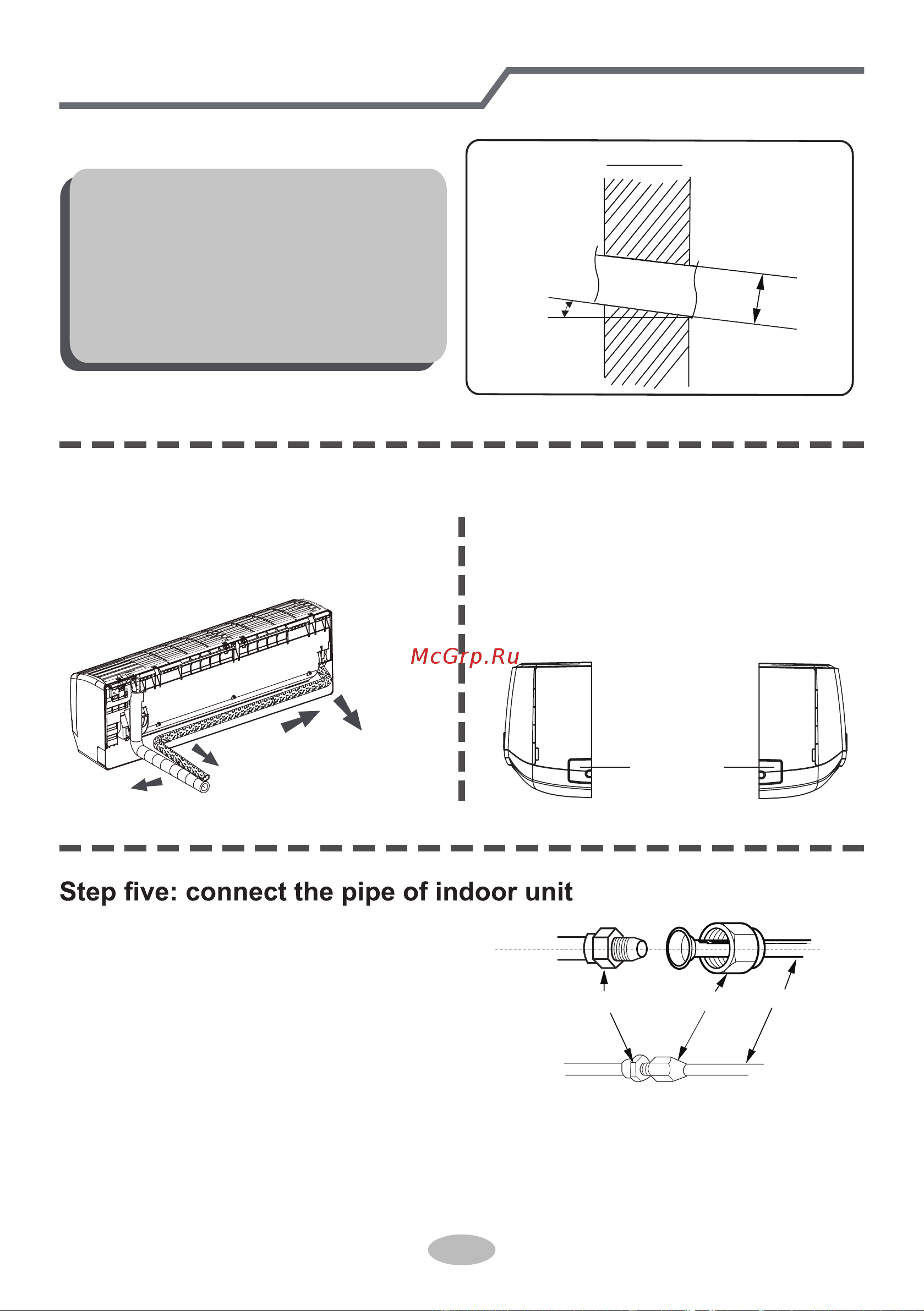 Cooper&Hunter CH-S07XP4 [28/64] Installation of indoor unit