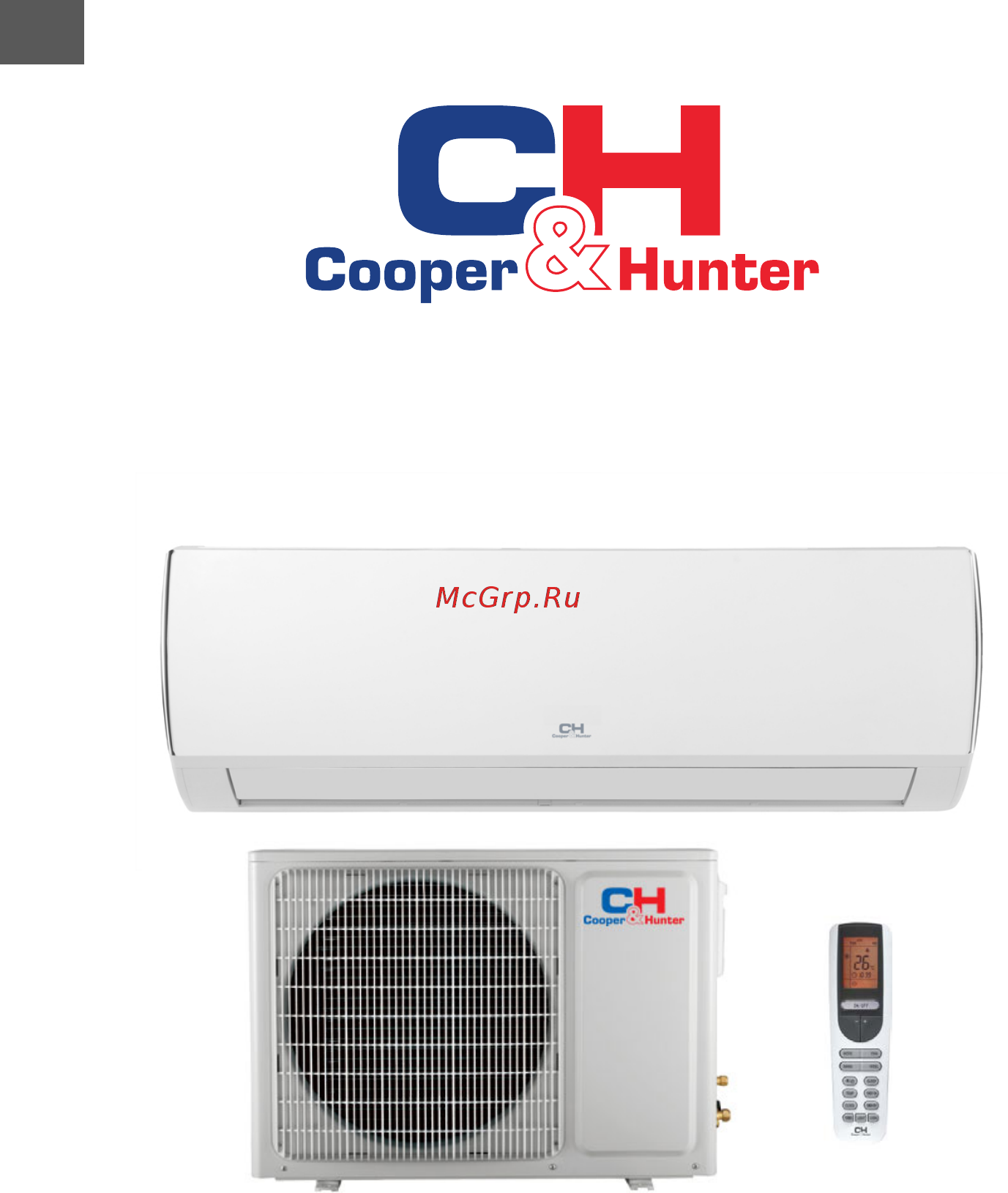 Cooper&Hunter CH-S09FTXQ Руководство по эксплуатации онлайн