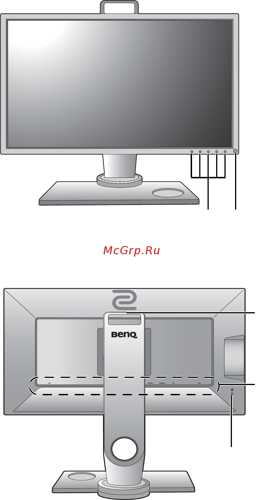 Benq xl2735 zowie [8/59] Начальные сведения о мониторе