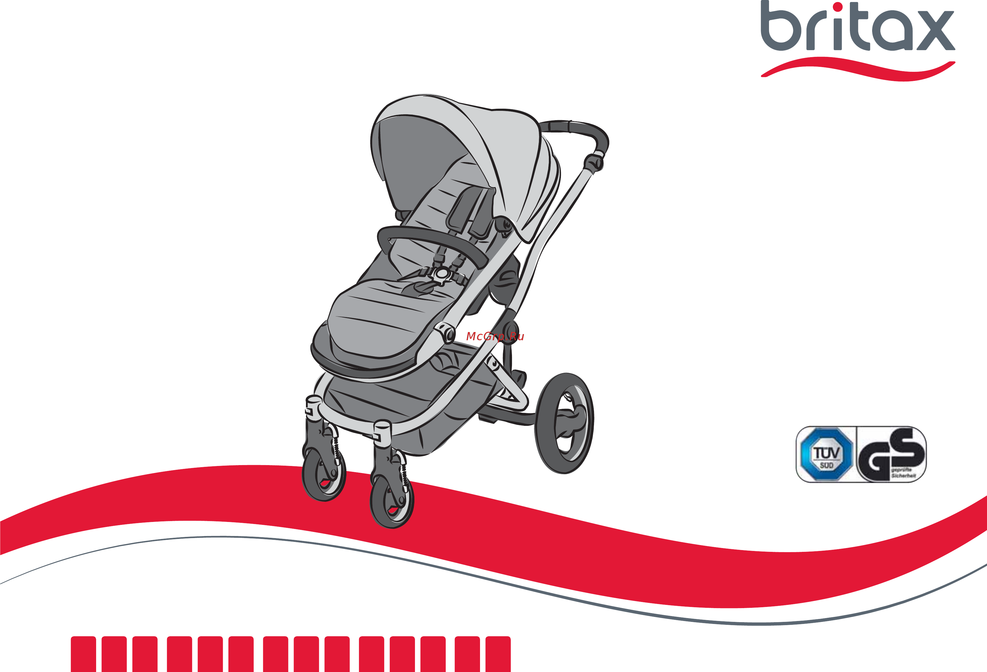 Britax Roemer affinity хром (прогулочная) Инструкция по эксплуатации онлайн