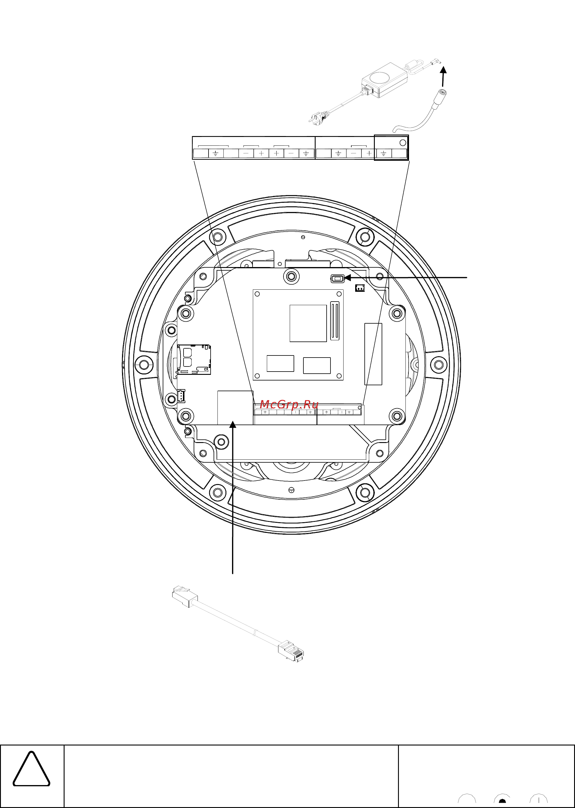 Smartec STC-IPX3913A [2/8] Действие 2 подключение кабелей к ip камере