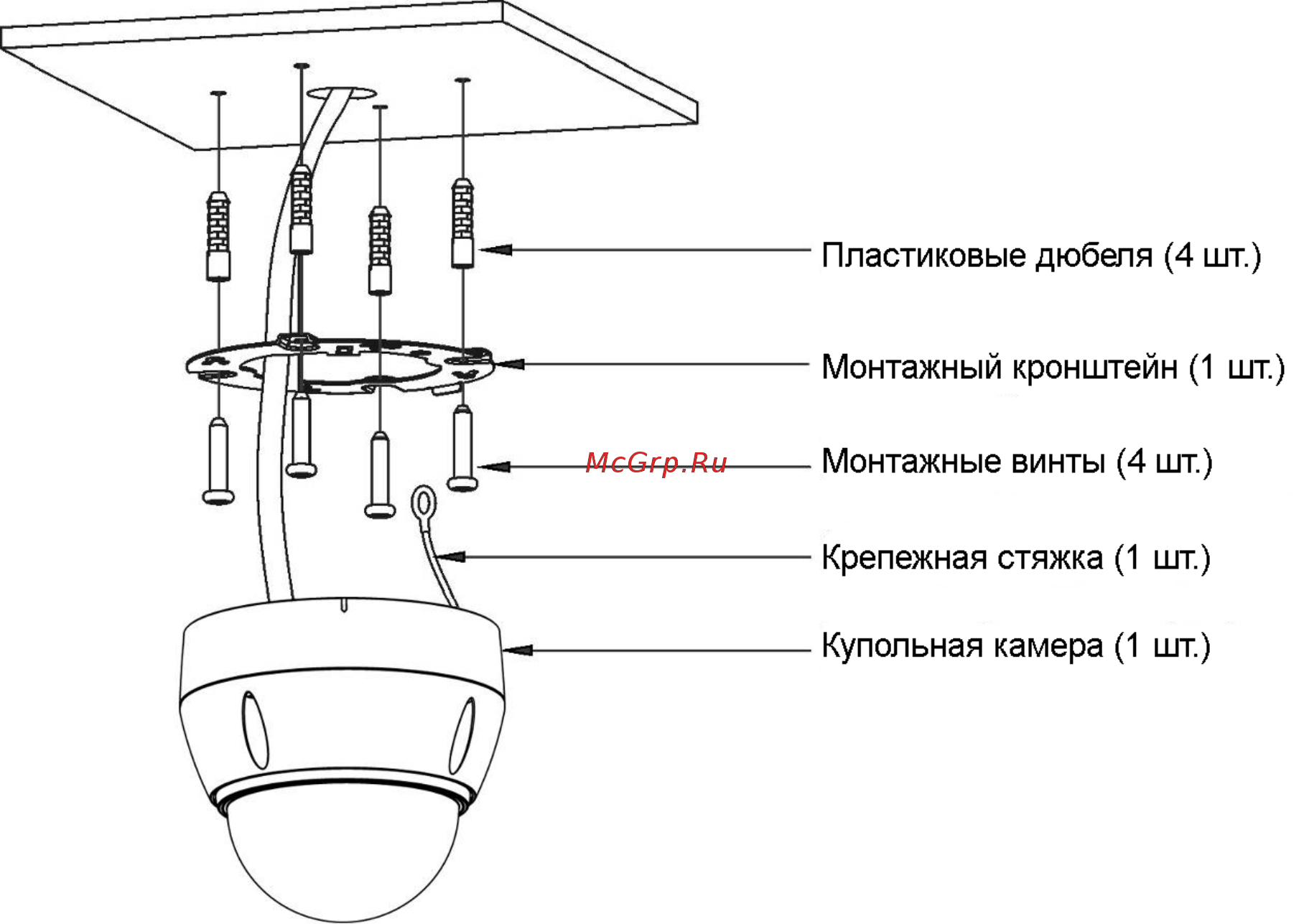 Smartec STC-HDT3918 [9/42] Установка камеры