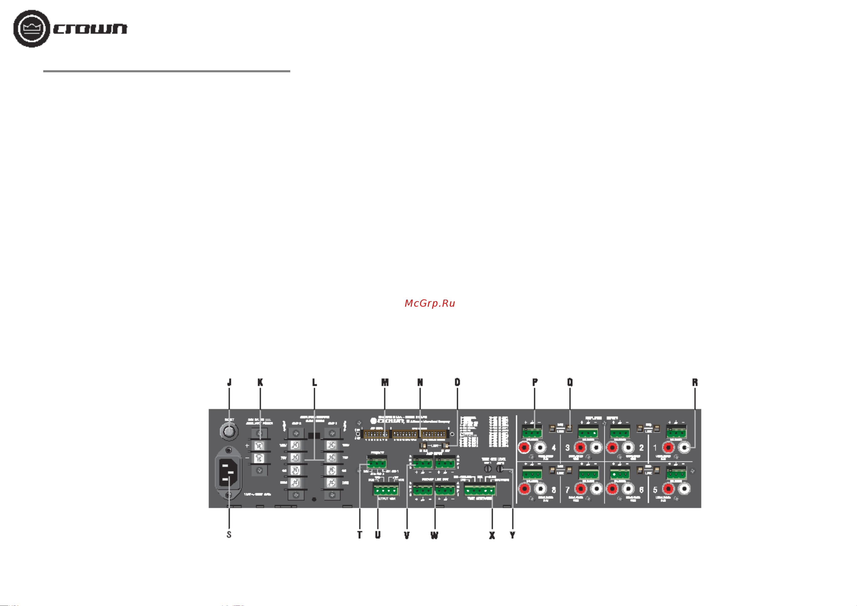 Crown 1160MA [7/17] Ггошп