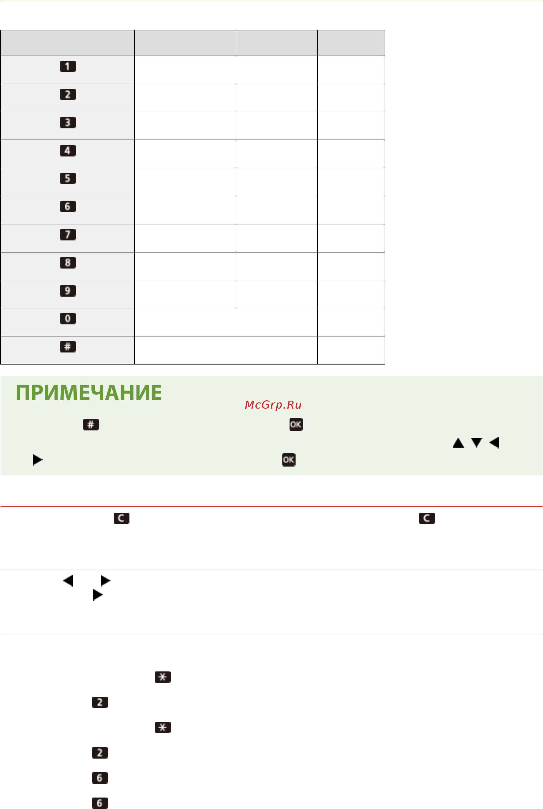 Canon i-SENSYS LBP613CDW [127/630] Перемещение курсора ввод пробела