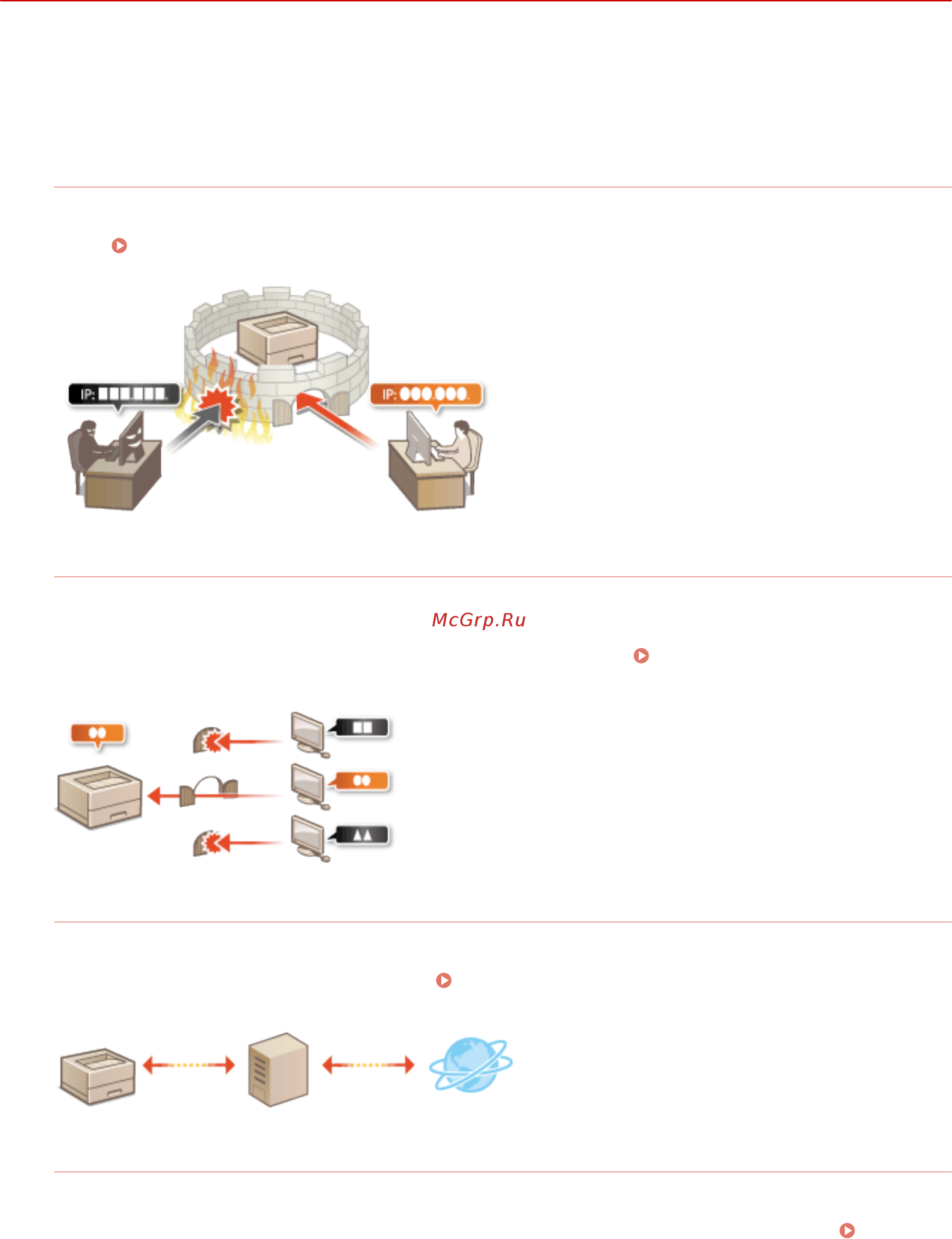 Canon i-SENSYS LBP653Cdw [242/630] Настройка параметров защиты сети
