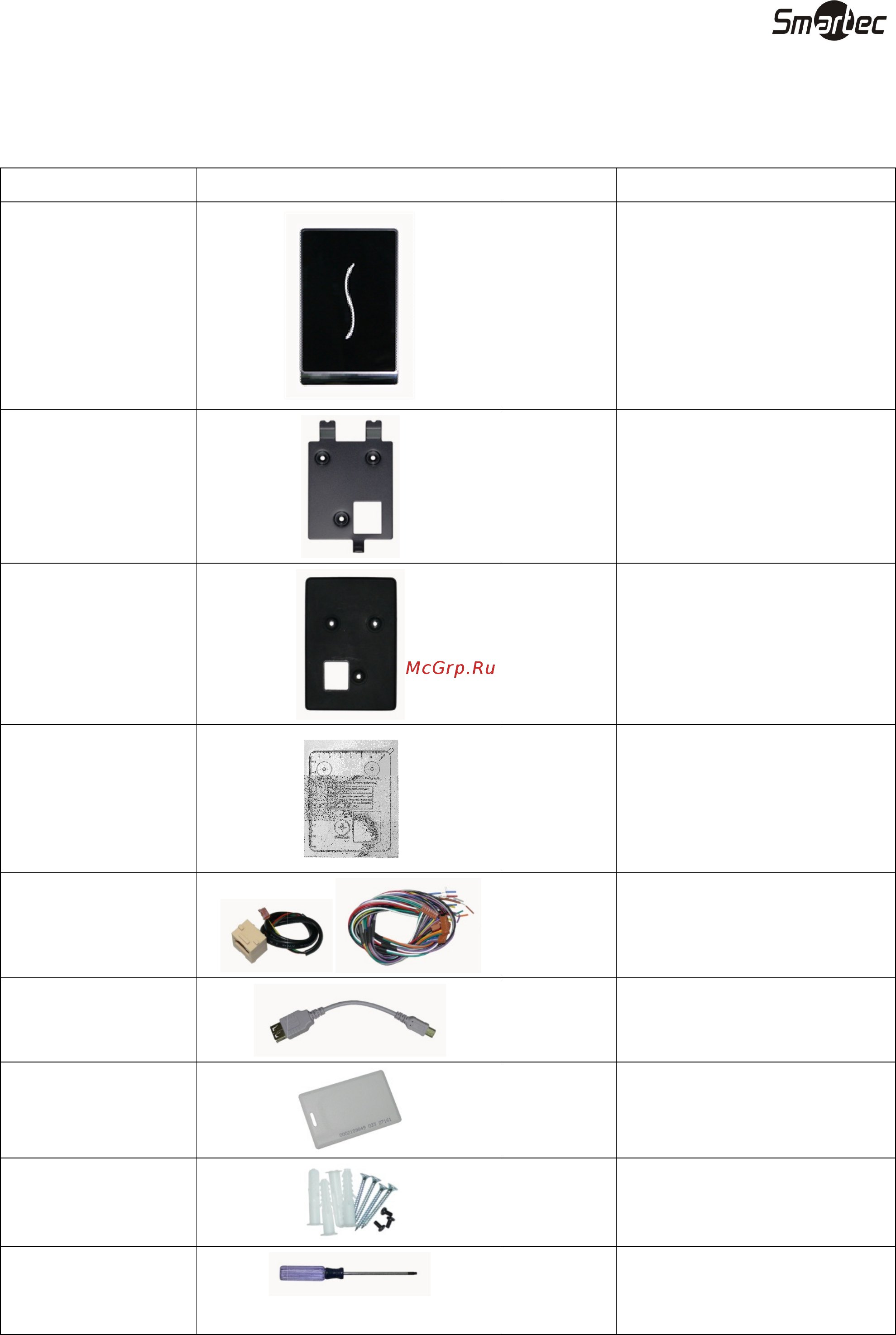 Smartec ST-NC100EM [15/15] Комплект поставки