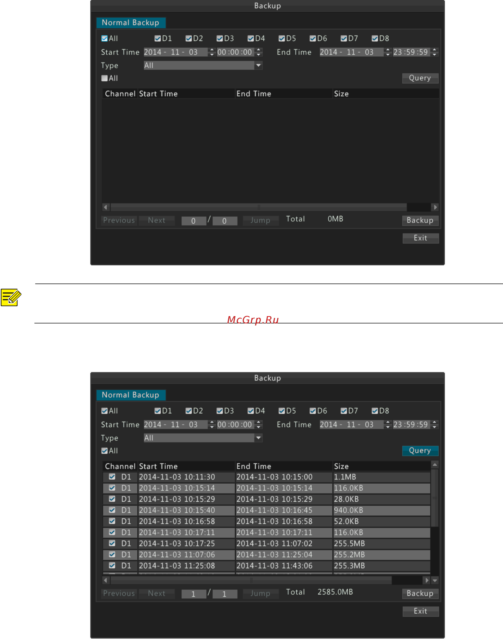 Alteron KN166-IP [37/80] Примечание