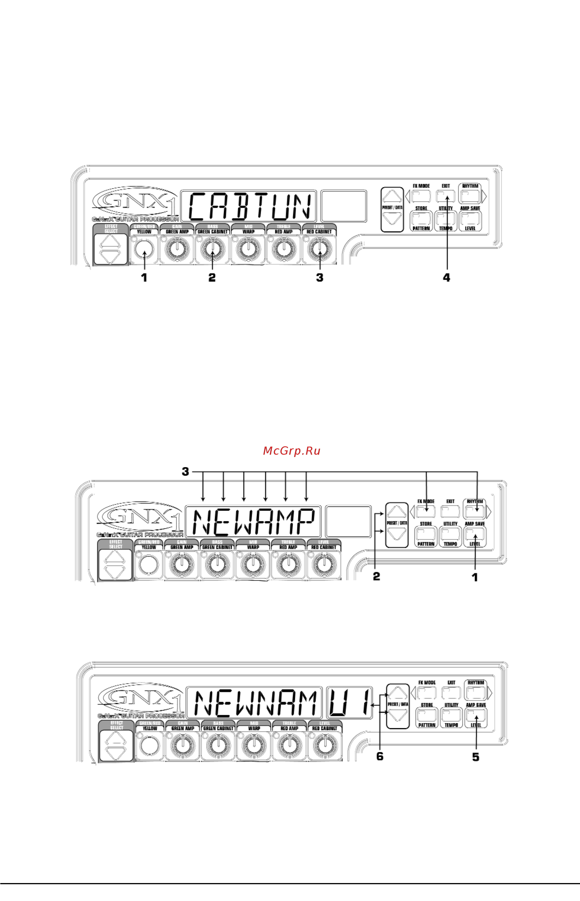 Digitech GNX1 [7/21] Настройка кабинета