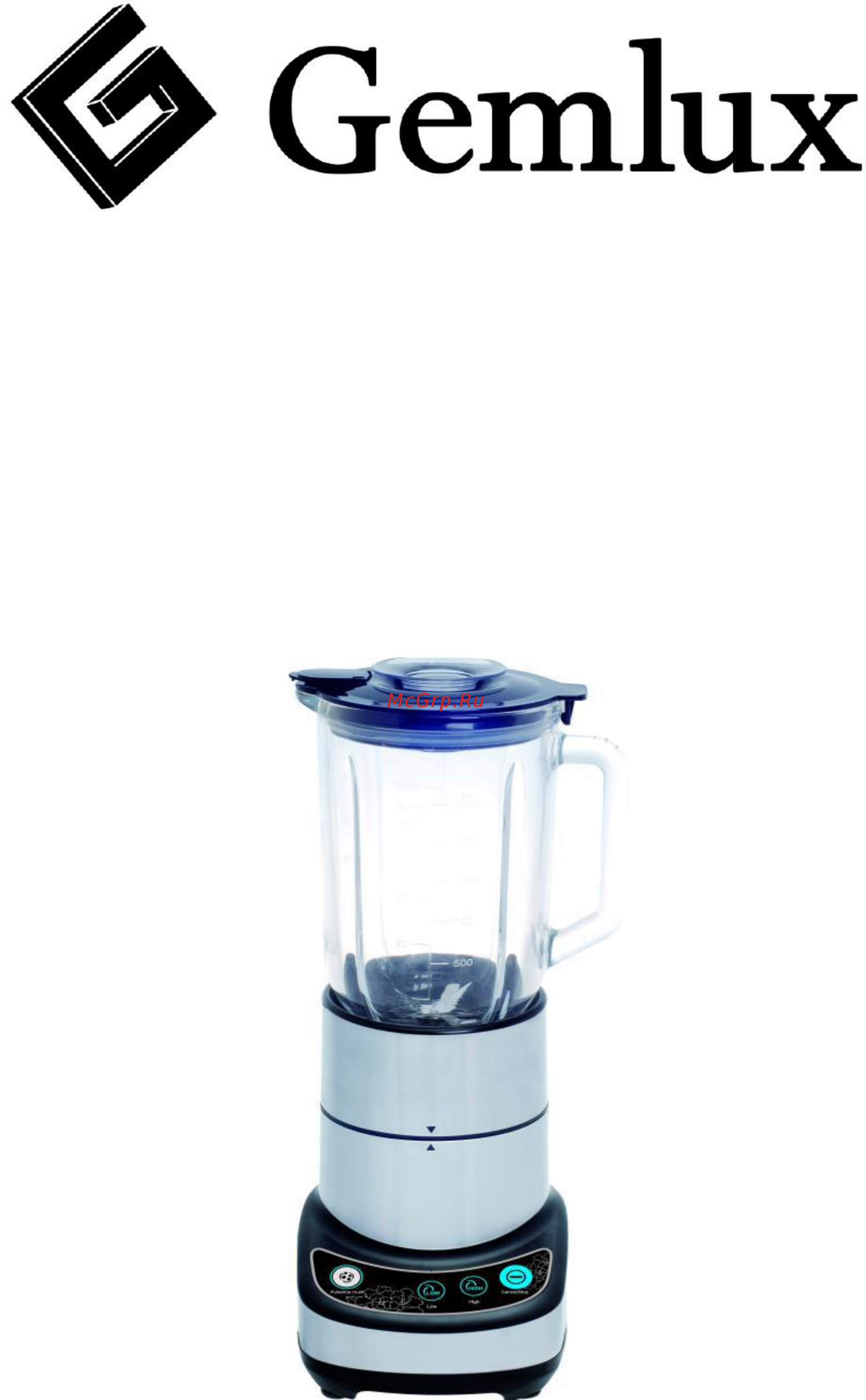 Gemlux GL-BL815G Инструкция по эксплуатации онлайн