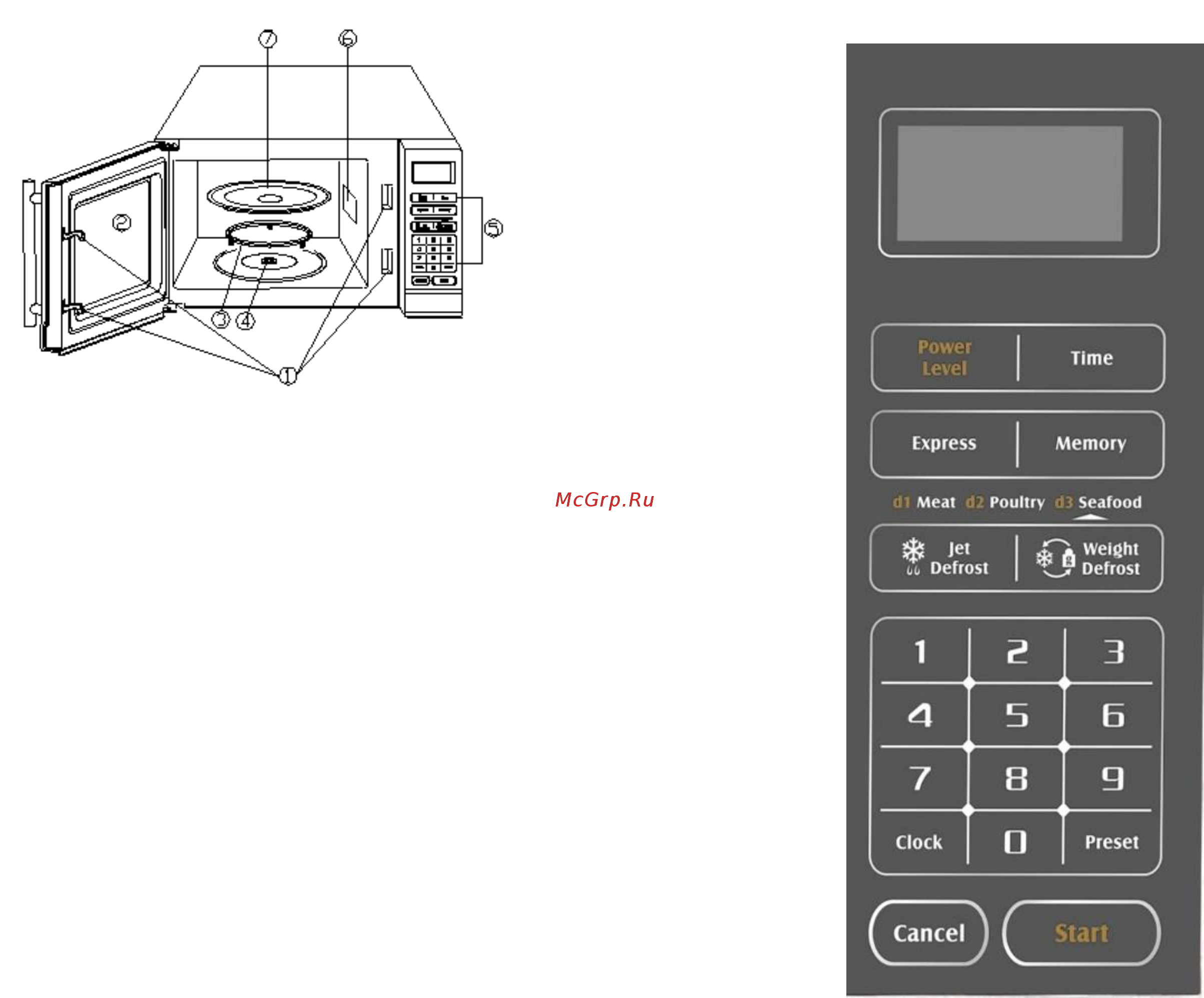 Gemlux Platinum GL-MW90N25 [3/10] Конструкция