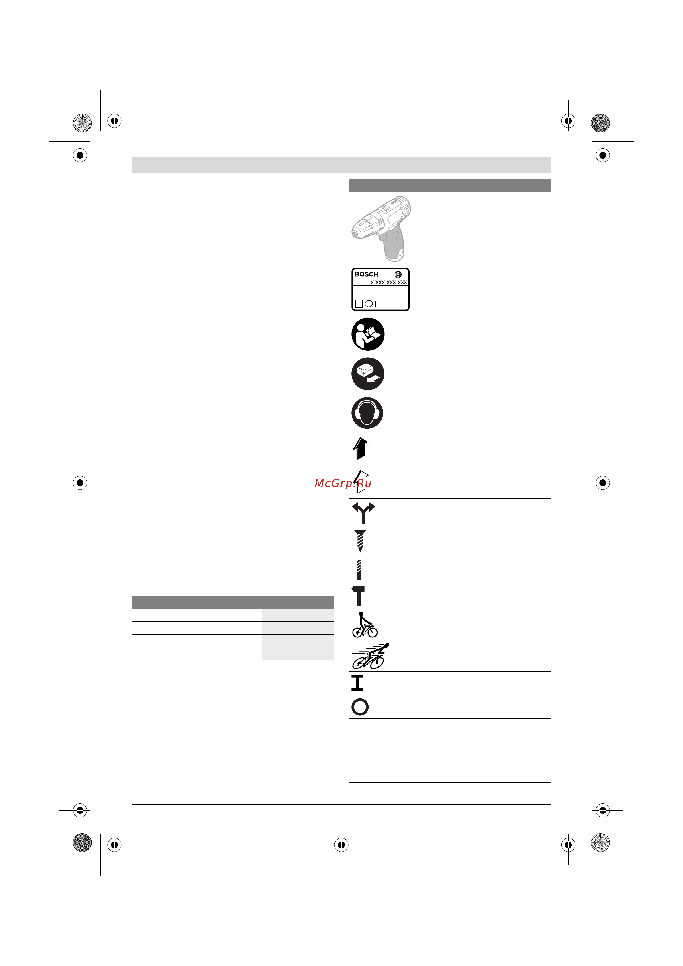 Bosch EasyImpact 12 (0.603.983.90D) [5/169] Symbole