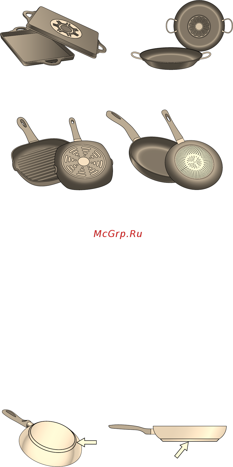 Bosch Serie 6 PXV851FC1E [8/32] Неподходящая посуда