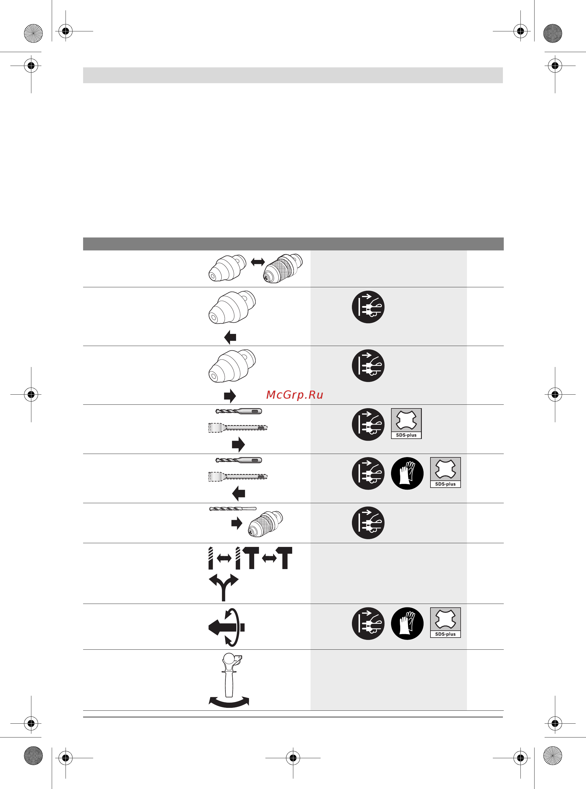 Bosch GBH 2-28 F (0.611.267.600) [12/196] Mounting and operation