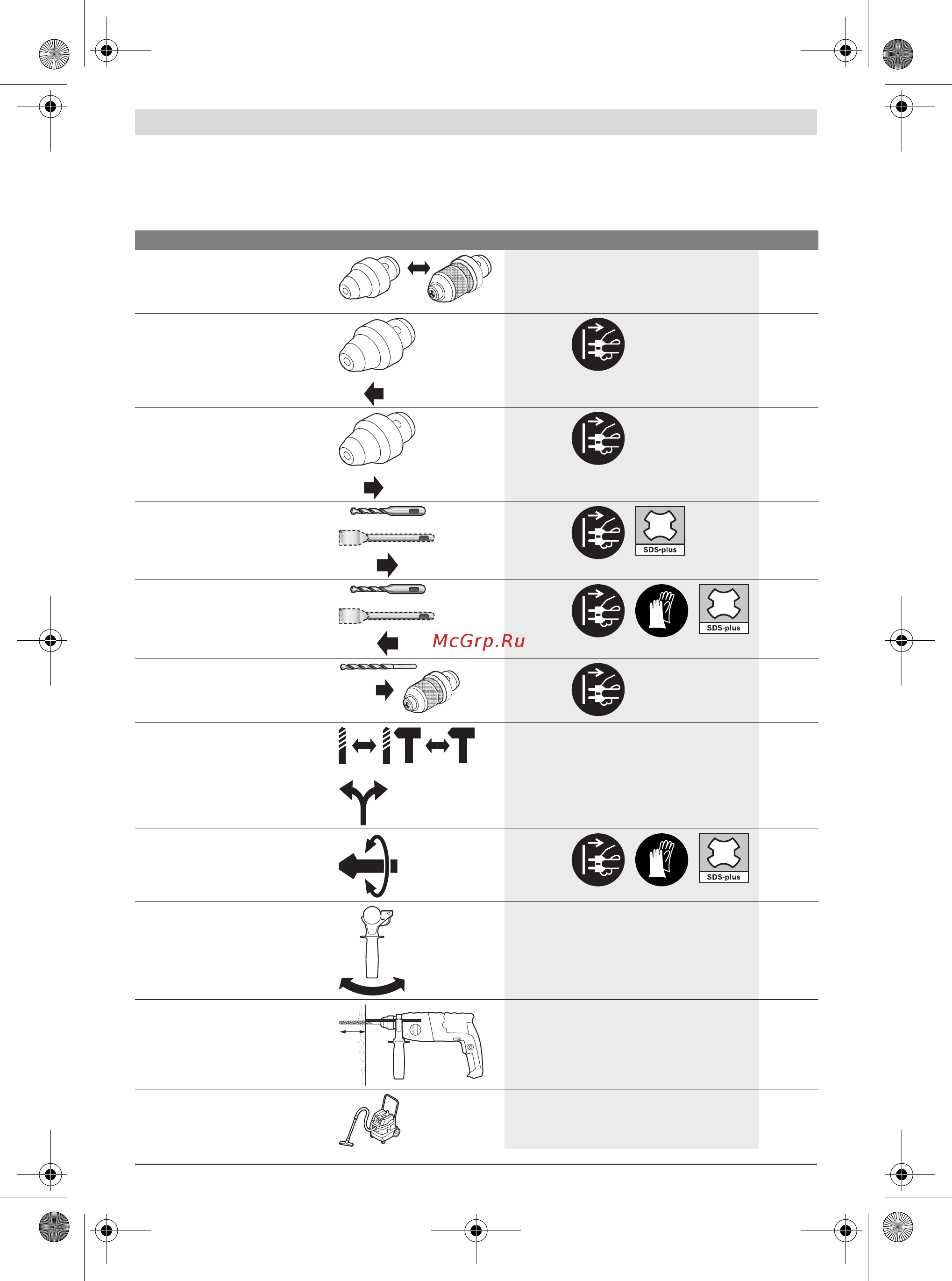 Bosch GBH 2-28 F (0.611.267.600) [18/196] Montage et mise en service