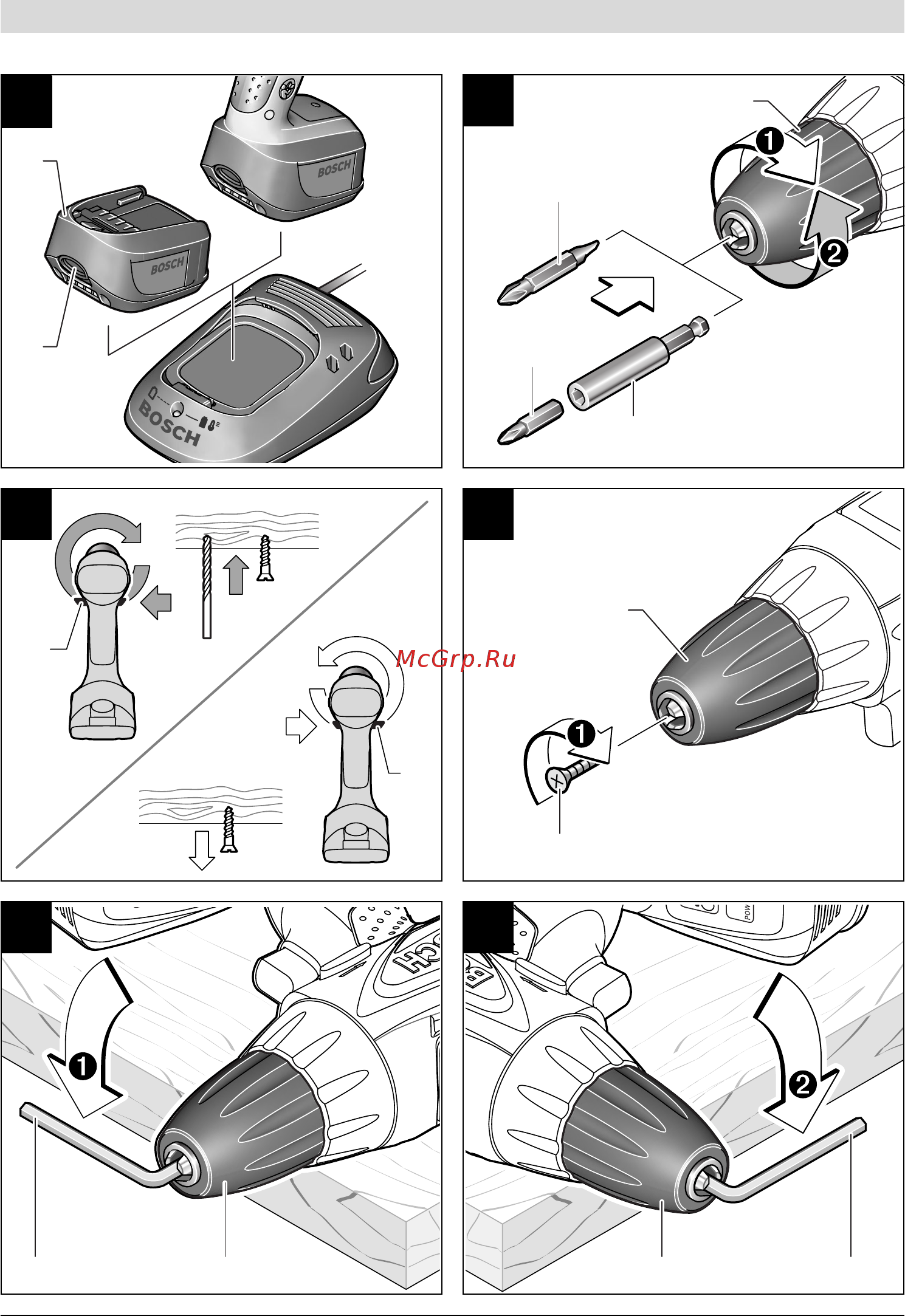 Bosch PSR 18 LI-2 (0.603.973.30G) Инструкция по эксплуатации онлайн [4/141] 217550