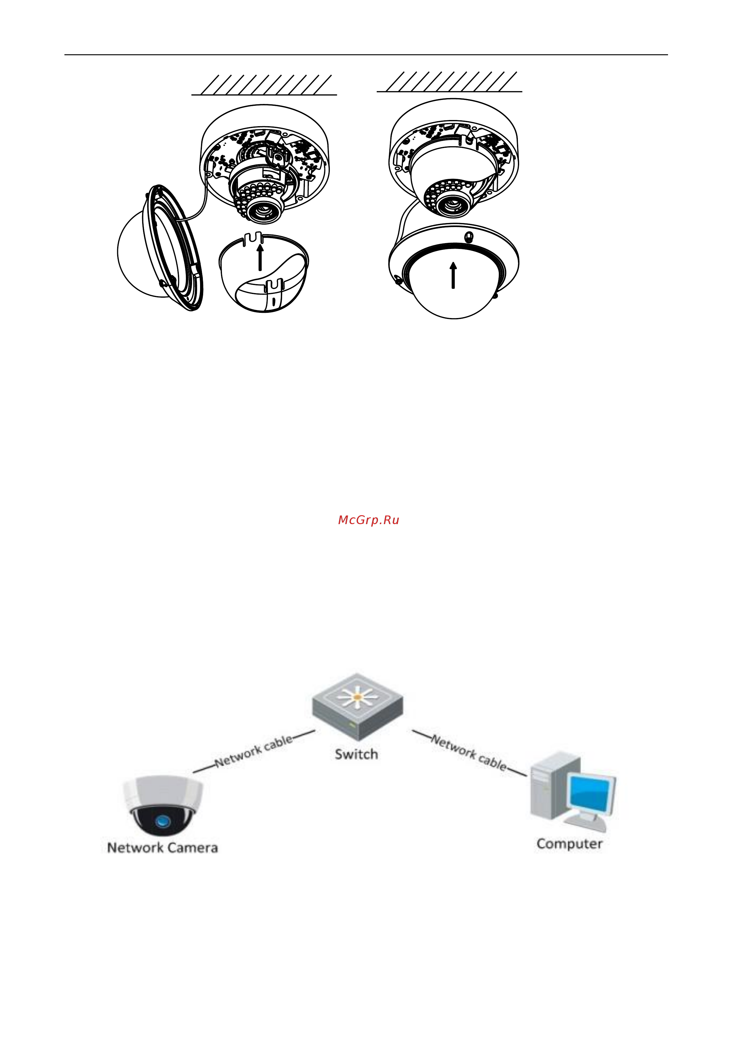 LTV CNM-820 48 [11/16] Подключение видеокамеры к сети lan