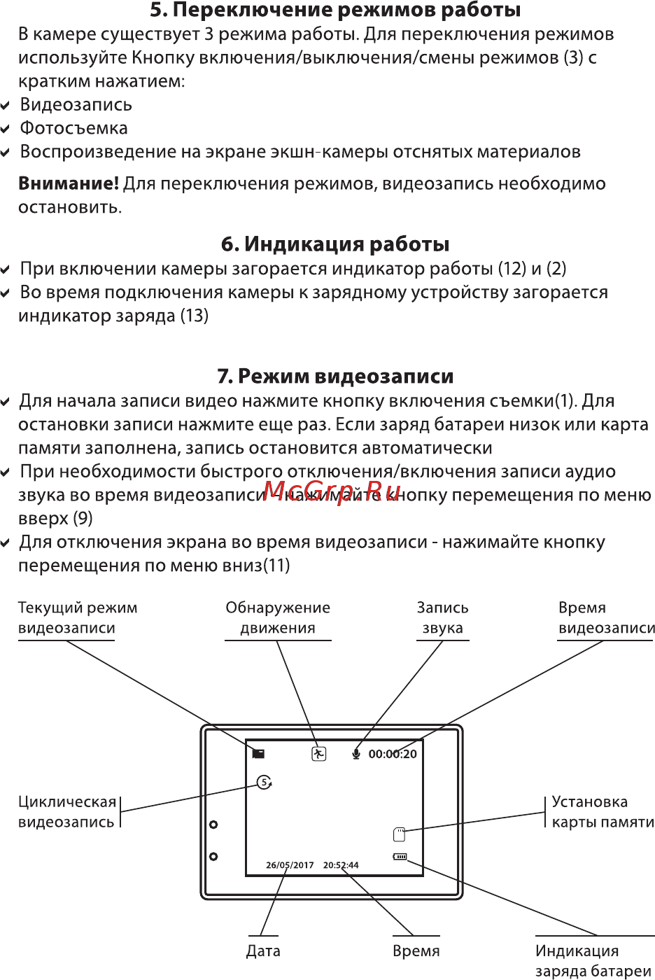 Denn DAC111 [4/12] Индикация работы