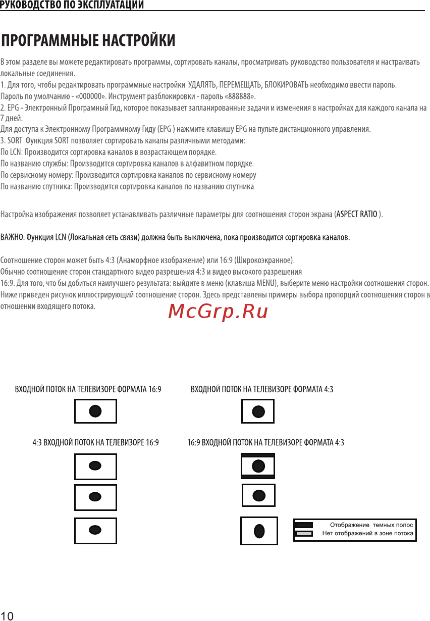 Denn DDT104 [12/24] Программные настройки