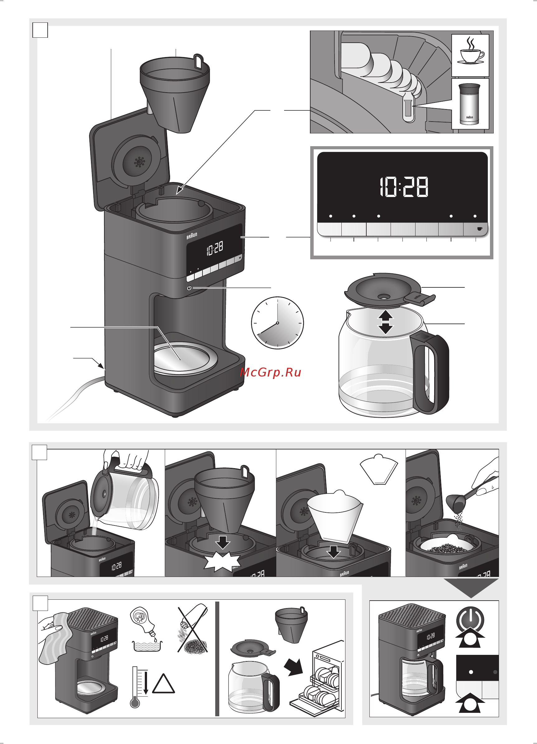 Braun KF7120 0X13211013 Инструкция по эксплуатации онлайн [3/78] 301120