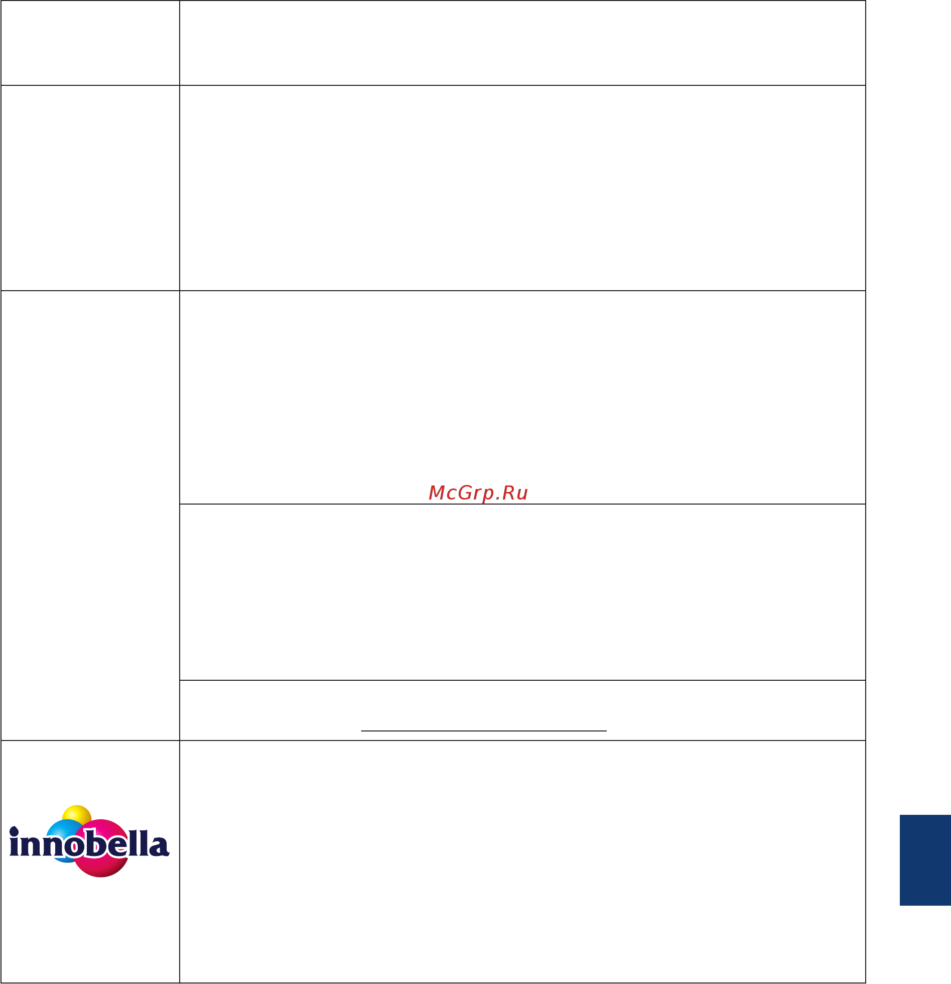 Brother MFC-J3930DW [38/41] Характеристики расходных материалов