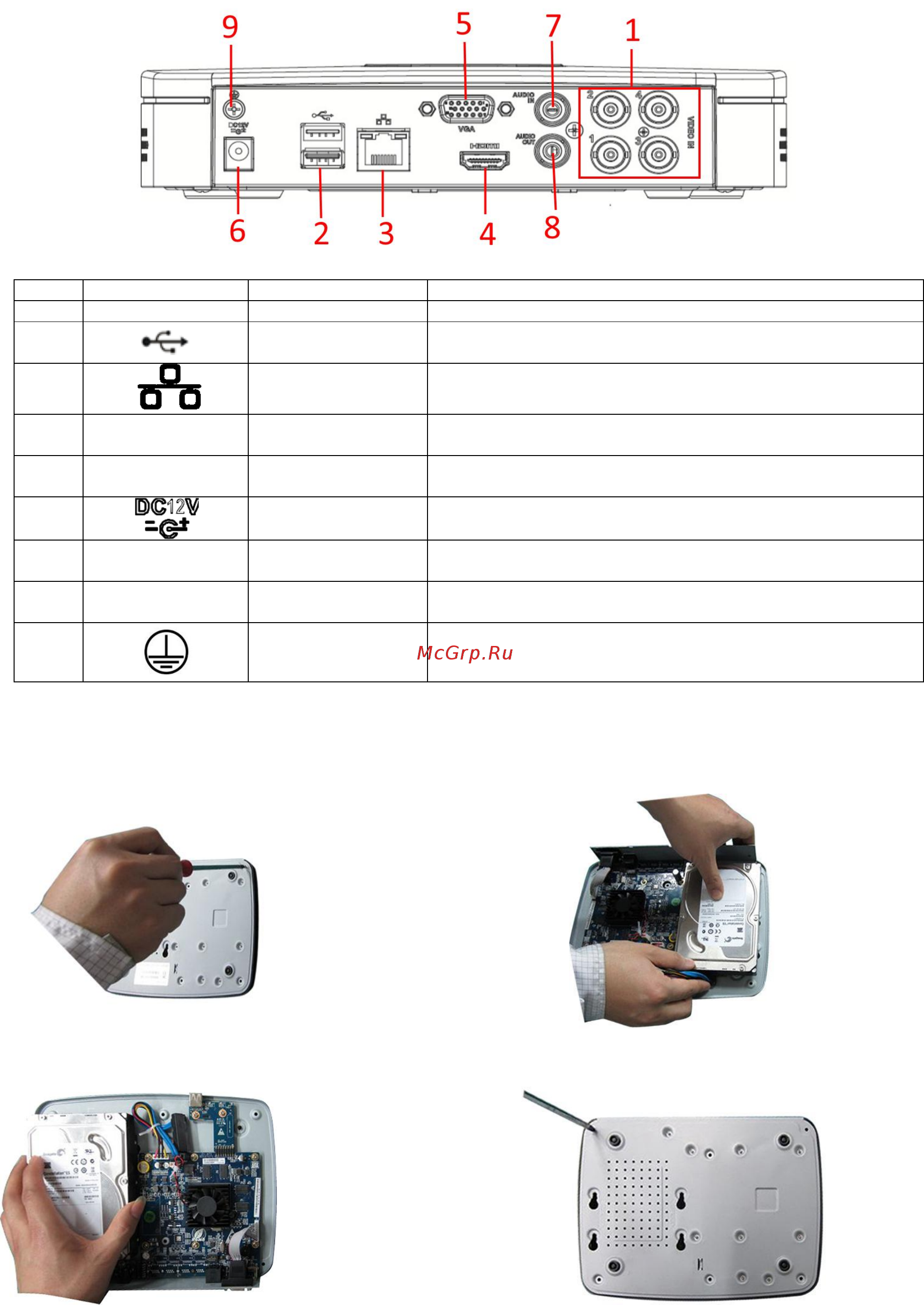 RVi RVi-R04LA-C [4/24] Установка hdd