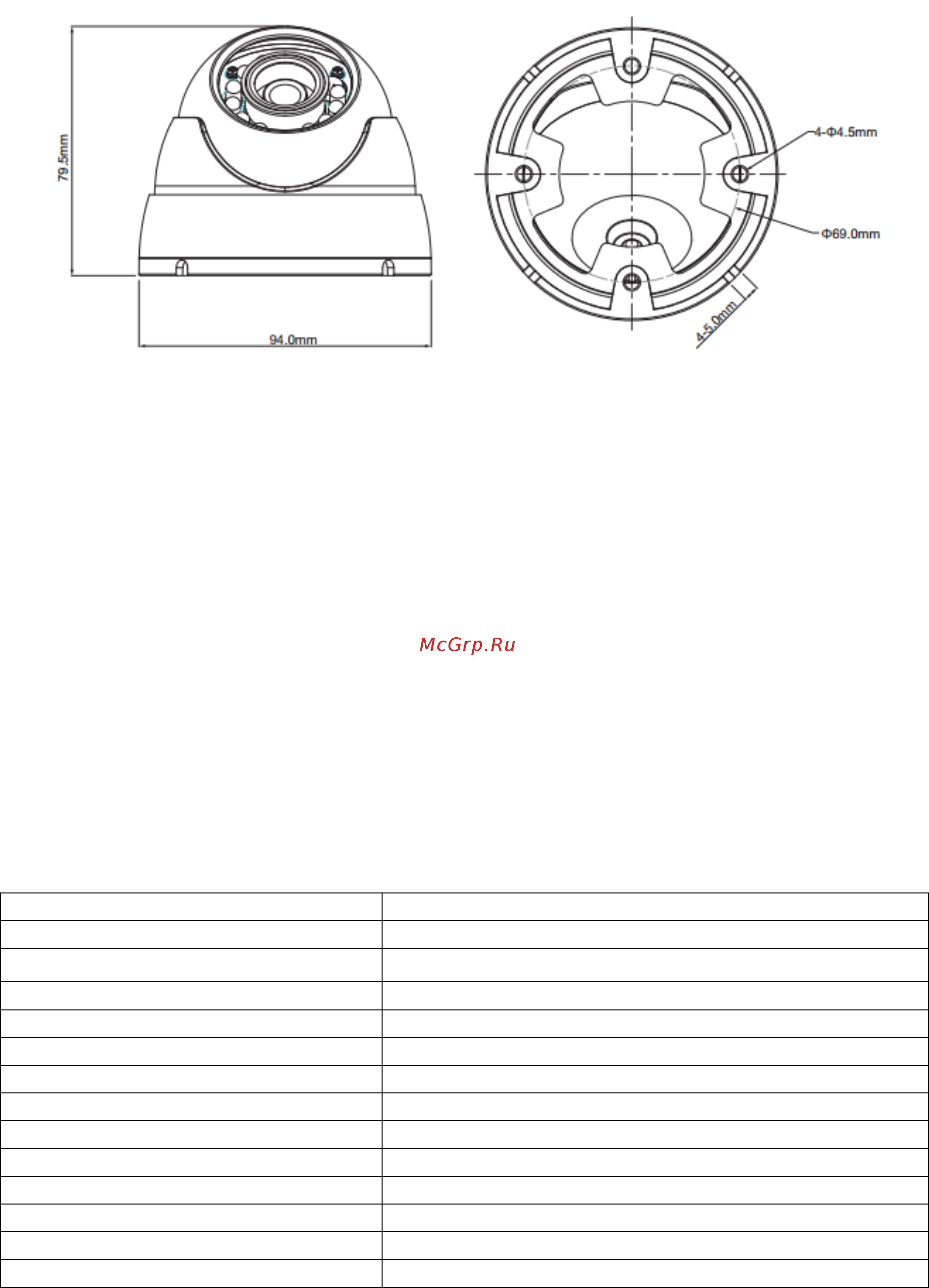 RVi RVi-HDC311VB-C (3.6) Руководство по эксплуатации онлайн [18/21] 218622