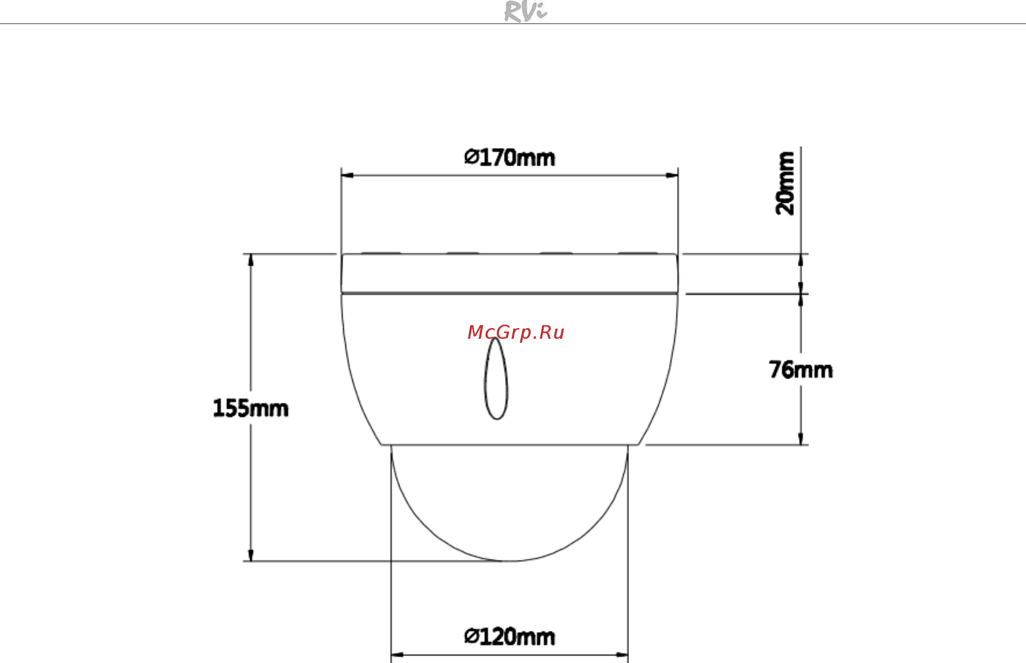 RVi RVi-C51Z23i (3.9-89.7) [17/35] Відэакамеры кіраўніцтва па эксплуатацыі крепеж
